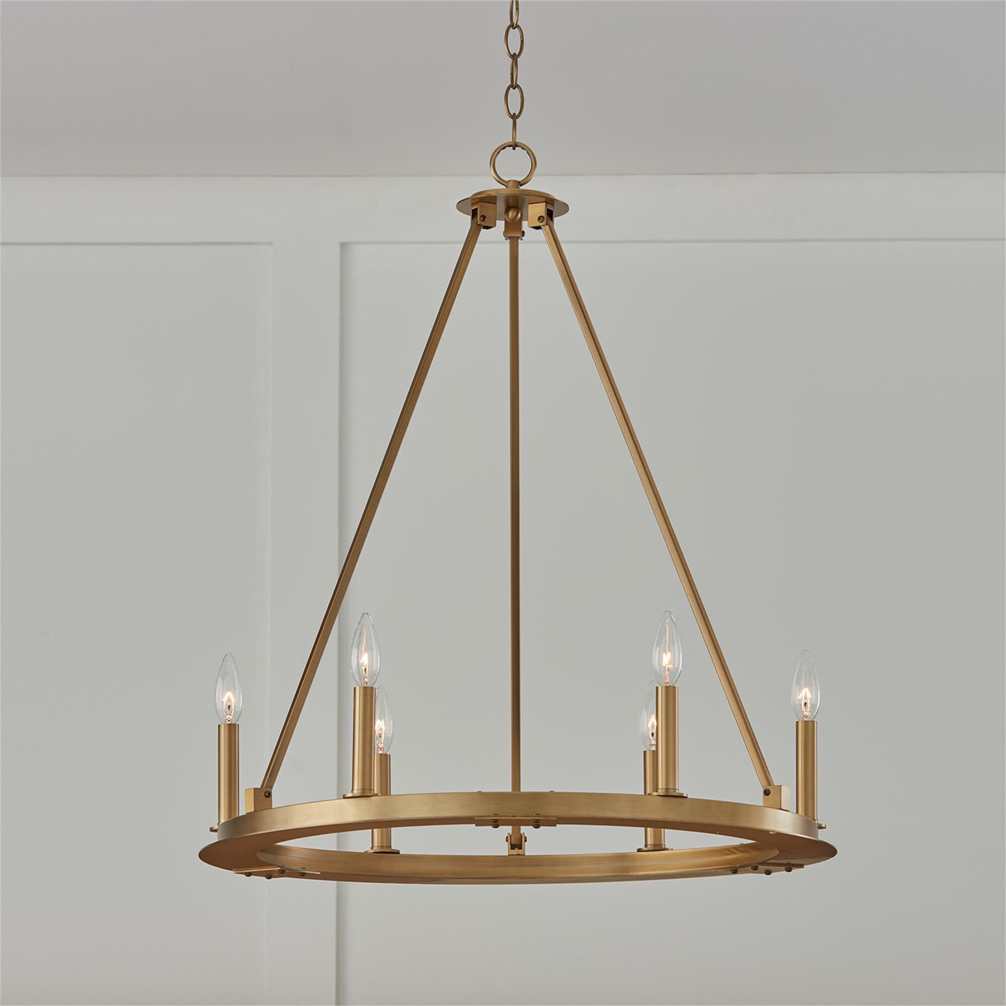 Shown in Aged Brass finish