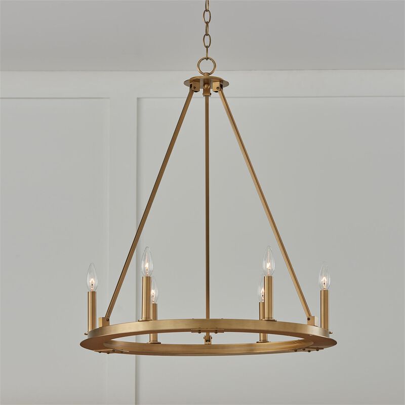 Pearson 26 Inch 6 Light Chandelier by Capital Lighting Fixture Company