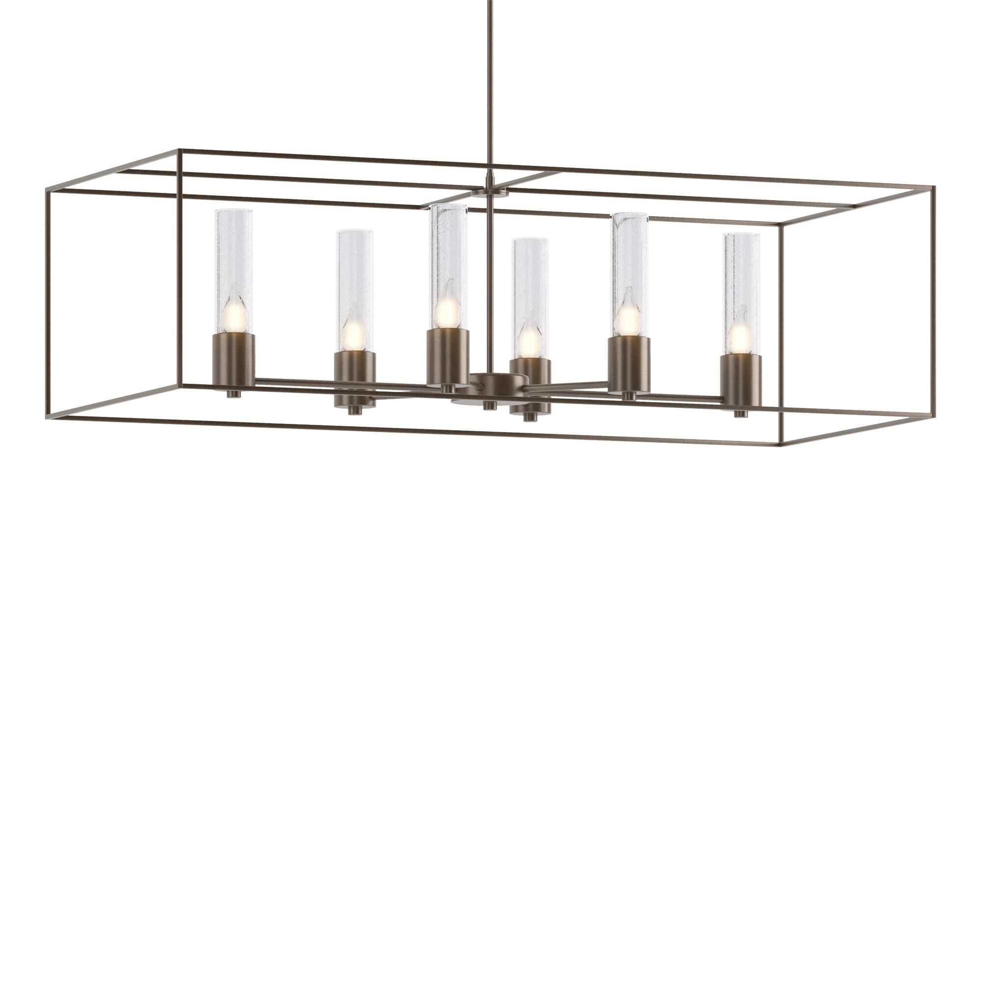 Shown in Bronze finish and Clear glass and Bronze accent