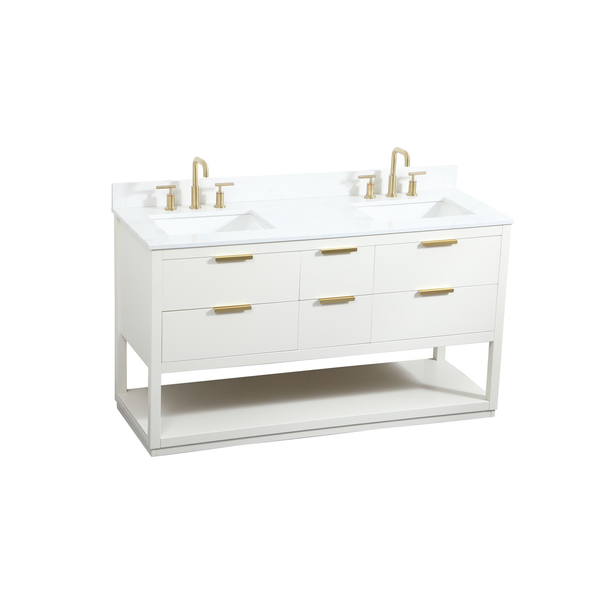 Shown in White finish