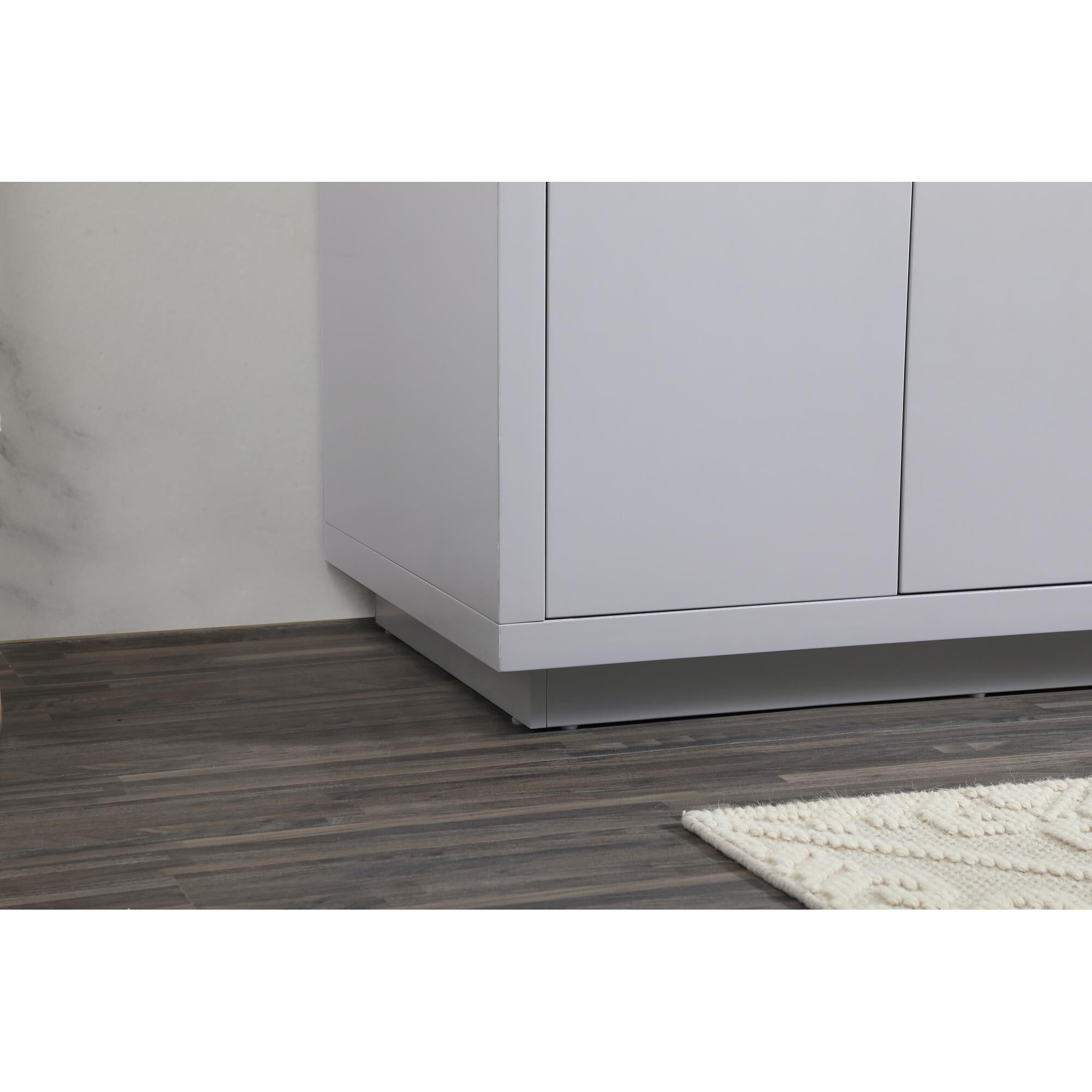 Shown in Grey finish