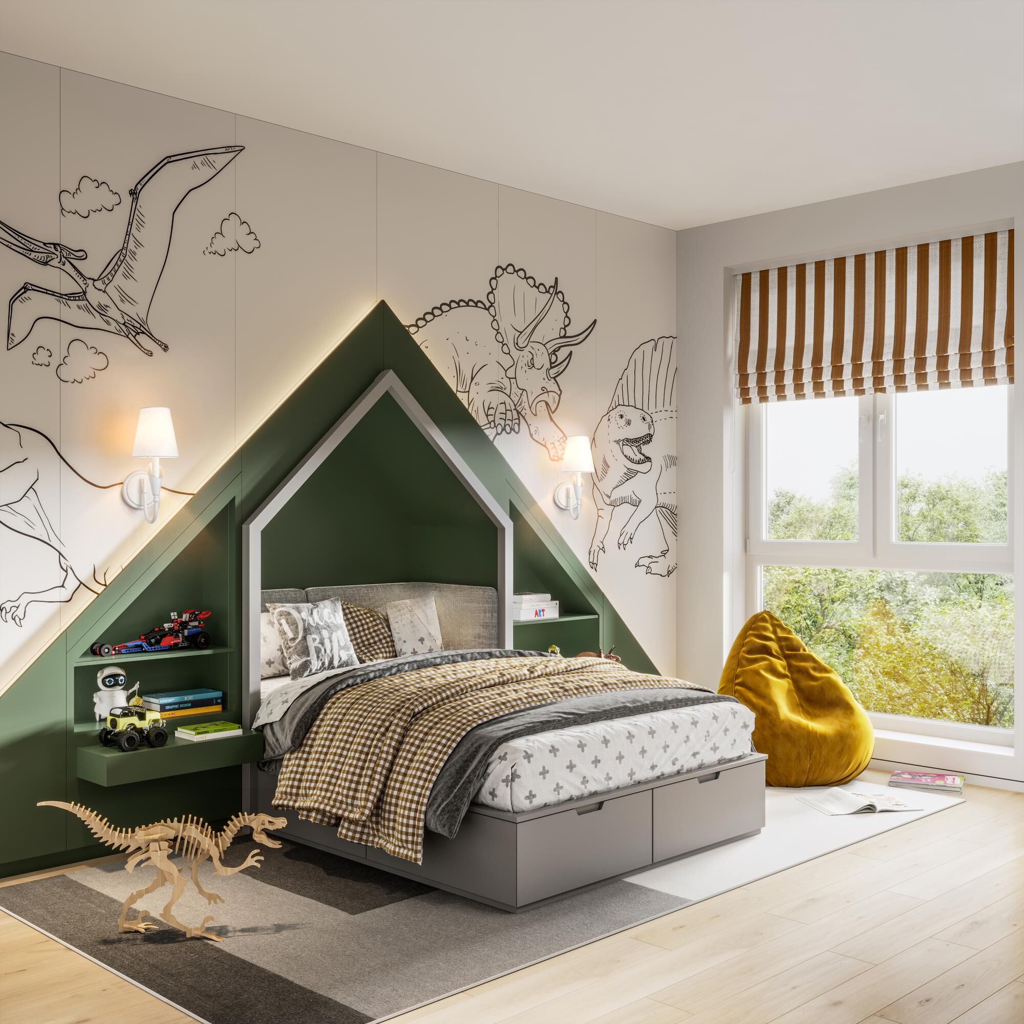 Shown in Textured White finish and White glass and White shade