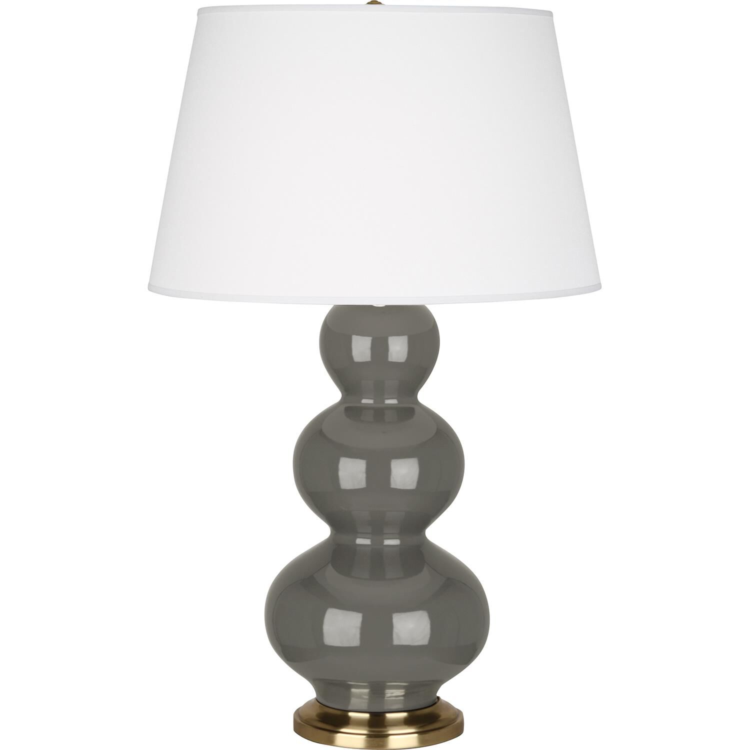 Triple Gourd 33 Inch Table Lamp by Robert Abbey