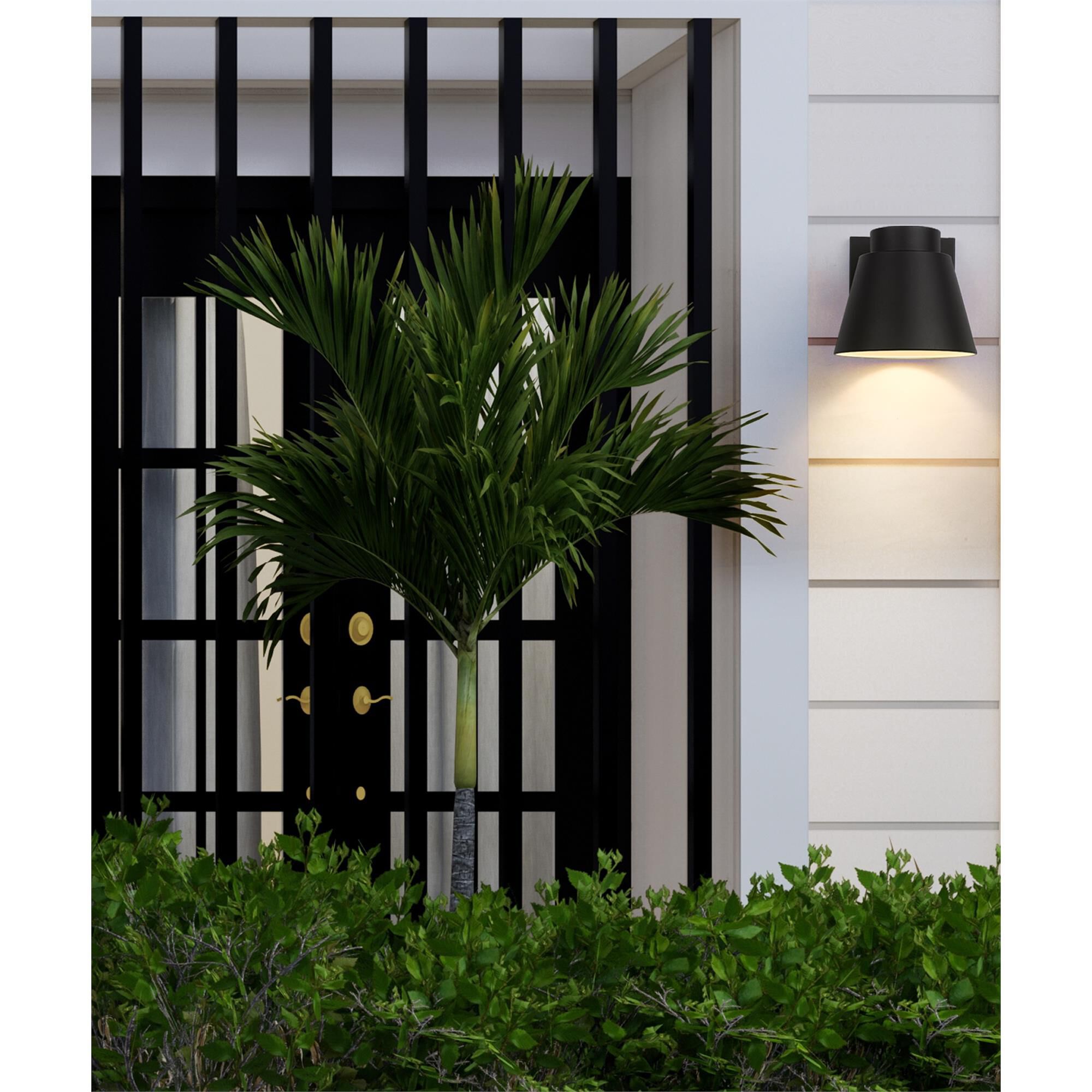Shown in Black finish and Sandblast Aluminum shade