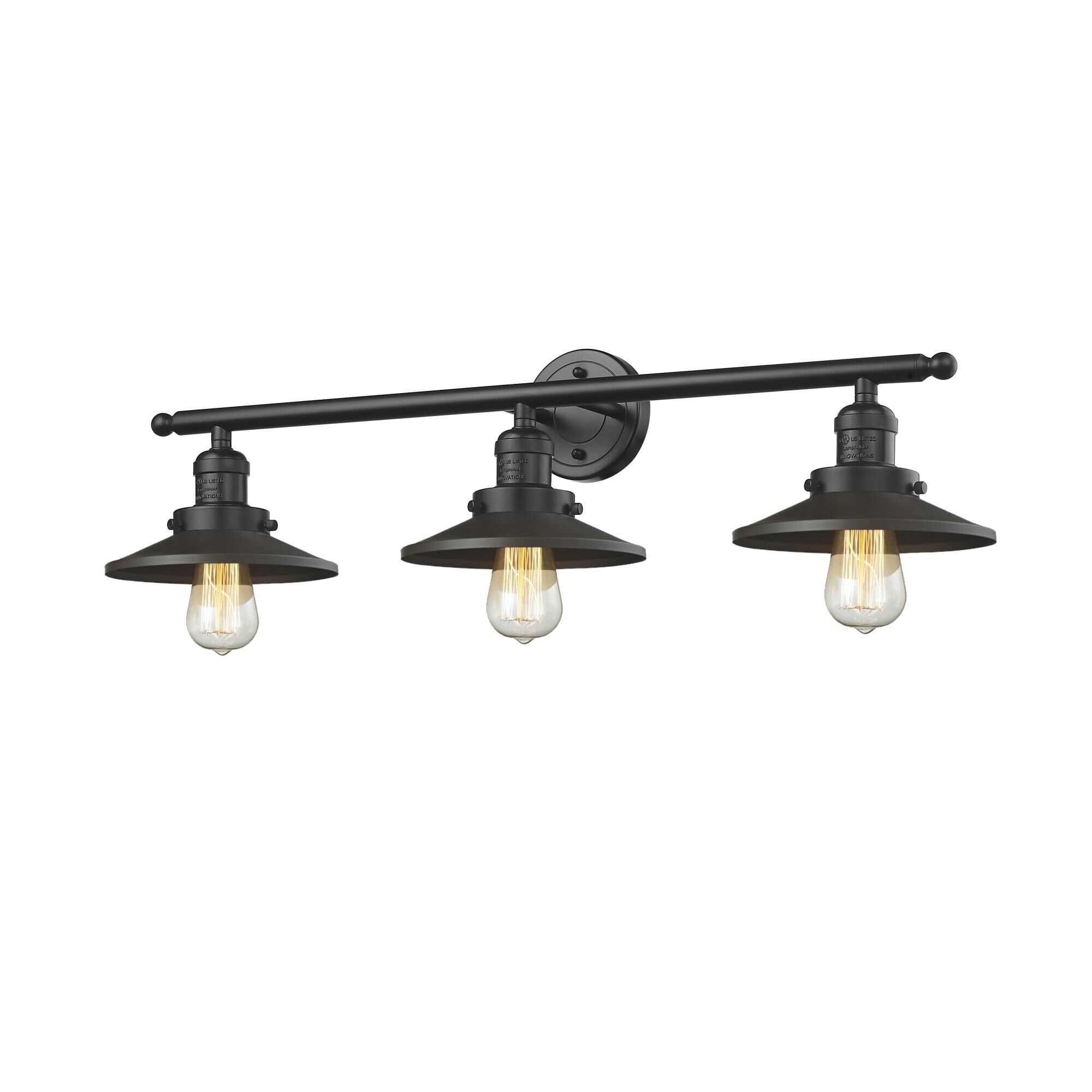 Bruno Marashlian Railroad 32 Inch 3 Light Bath Vanity Light by Innovations Lighting