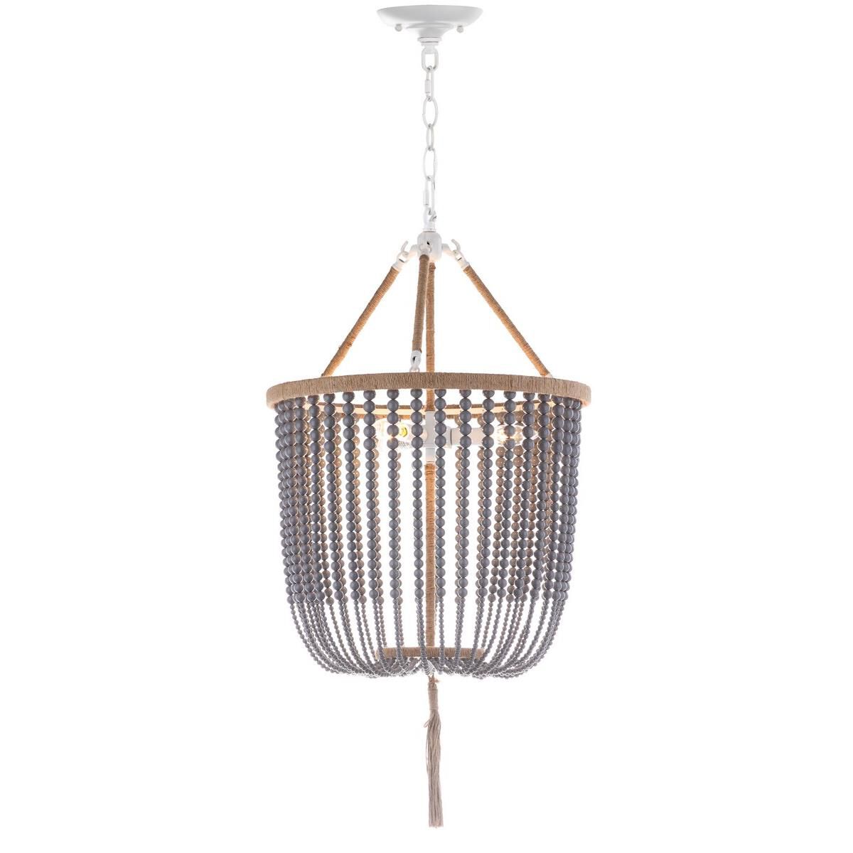 Angie Beaded 18 Inch Cage Pendant by Safavieh