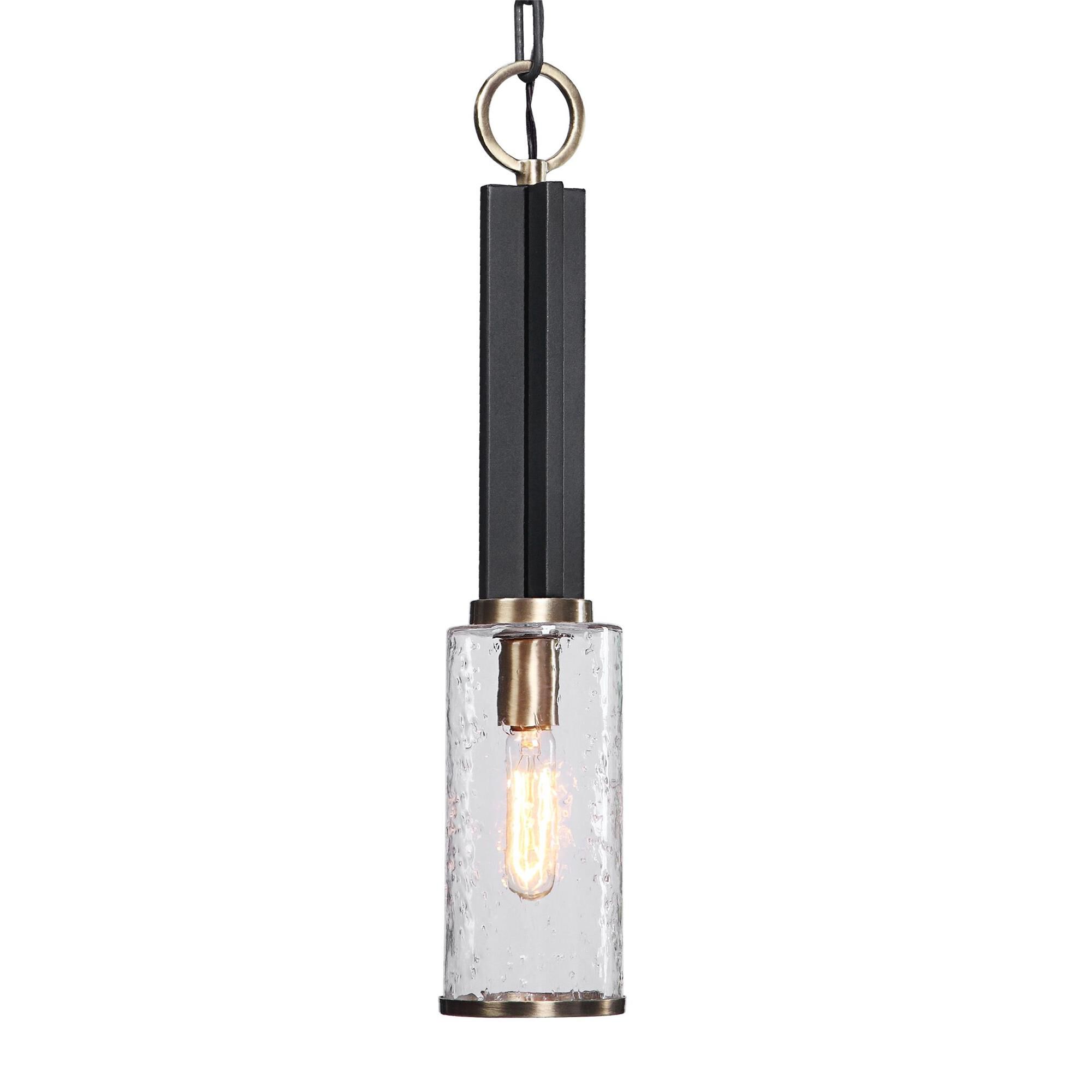 Shown in Black & Antique Brass finish