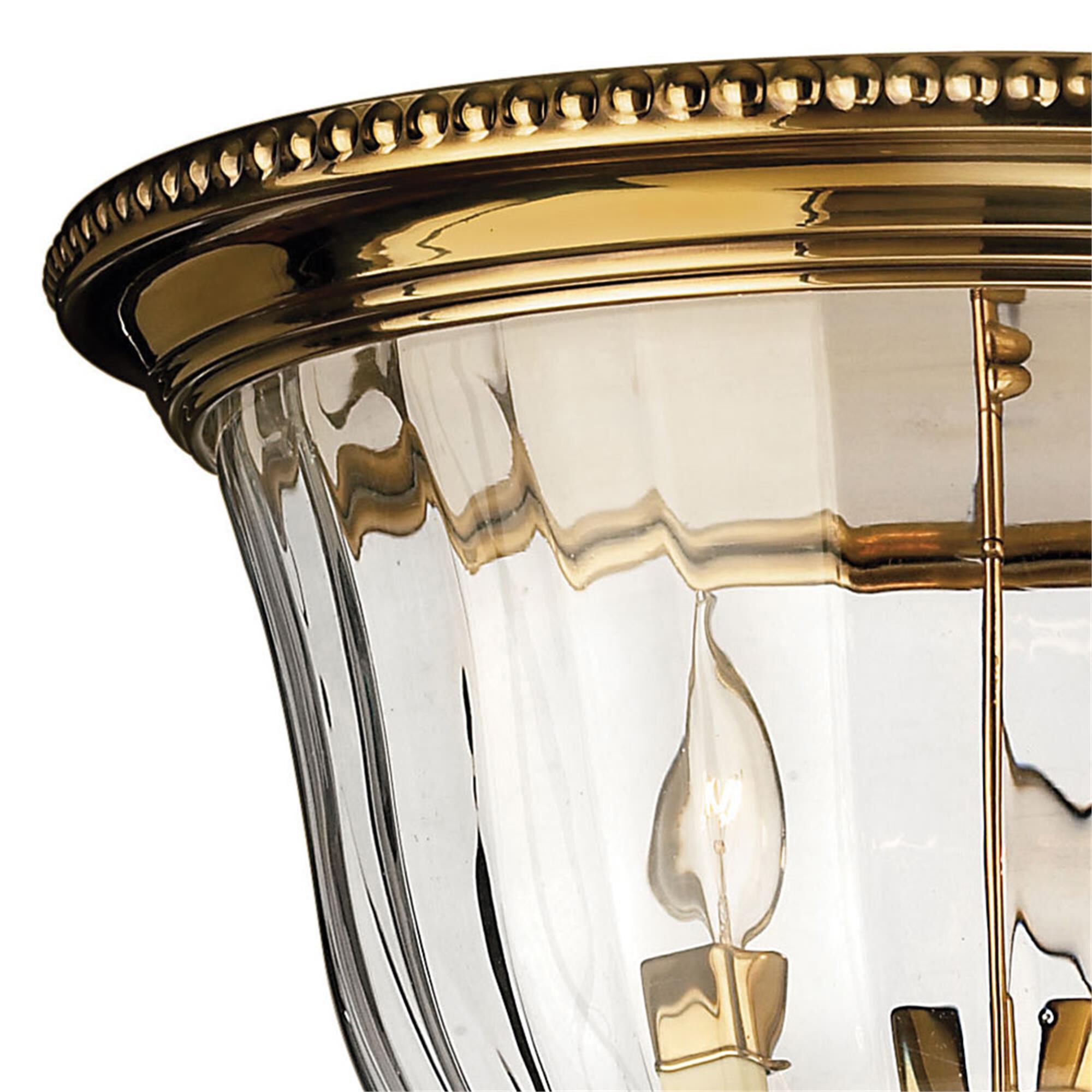 Cambridge 14 Inch 3 Light Flush Mount,