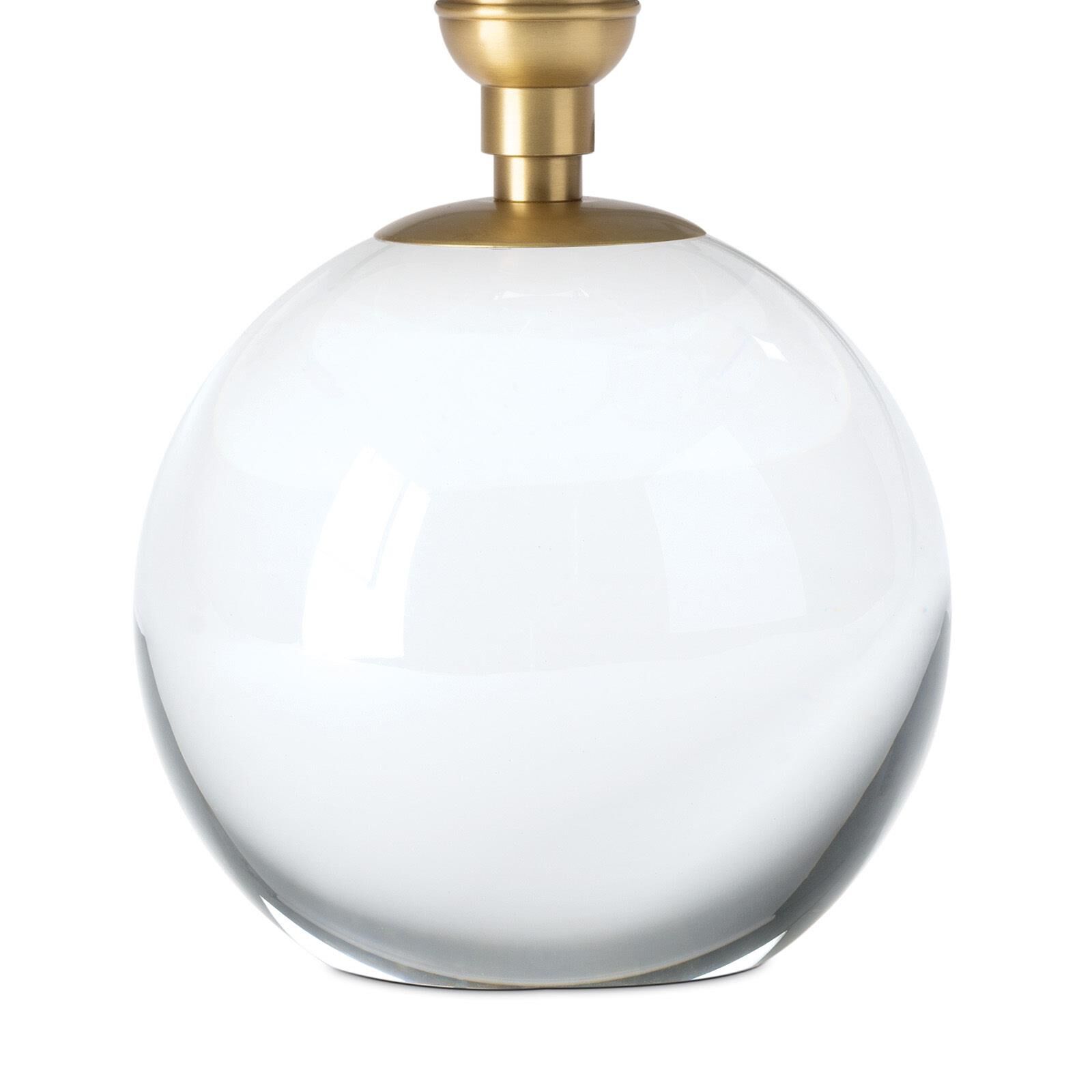 Shown in Clear finish and Linen shade