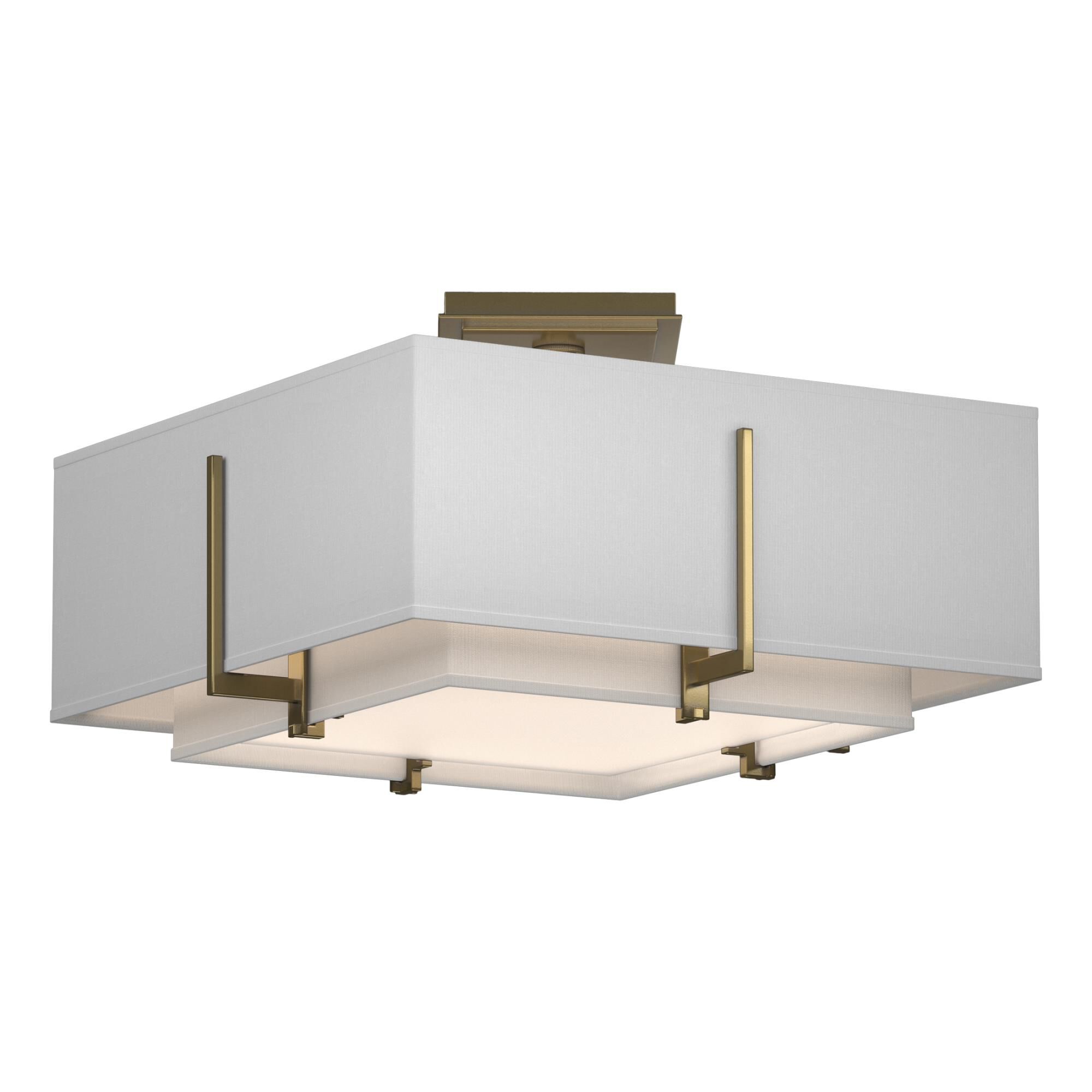 Exos 16 Inch 2 Light Semi Flush Mount by Hubbardton Forge