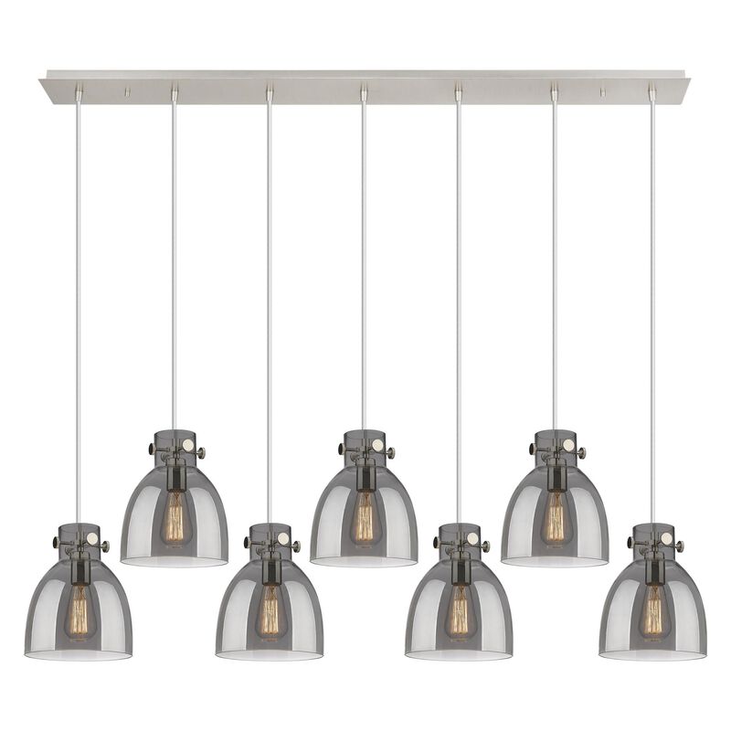 Bruno Marashlian Newton Bell 51 Inch 7 Light Linear Suspension Light by Innovations Lighting