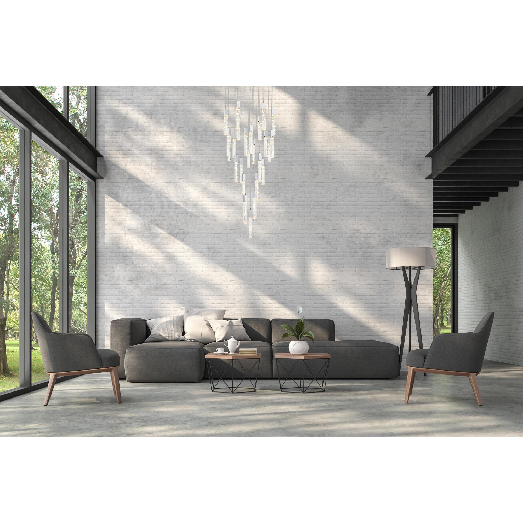 Aurora 42 Inch Multi Light Pendant by Elegant Lighting