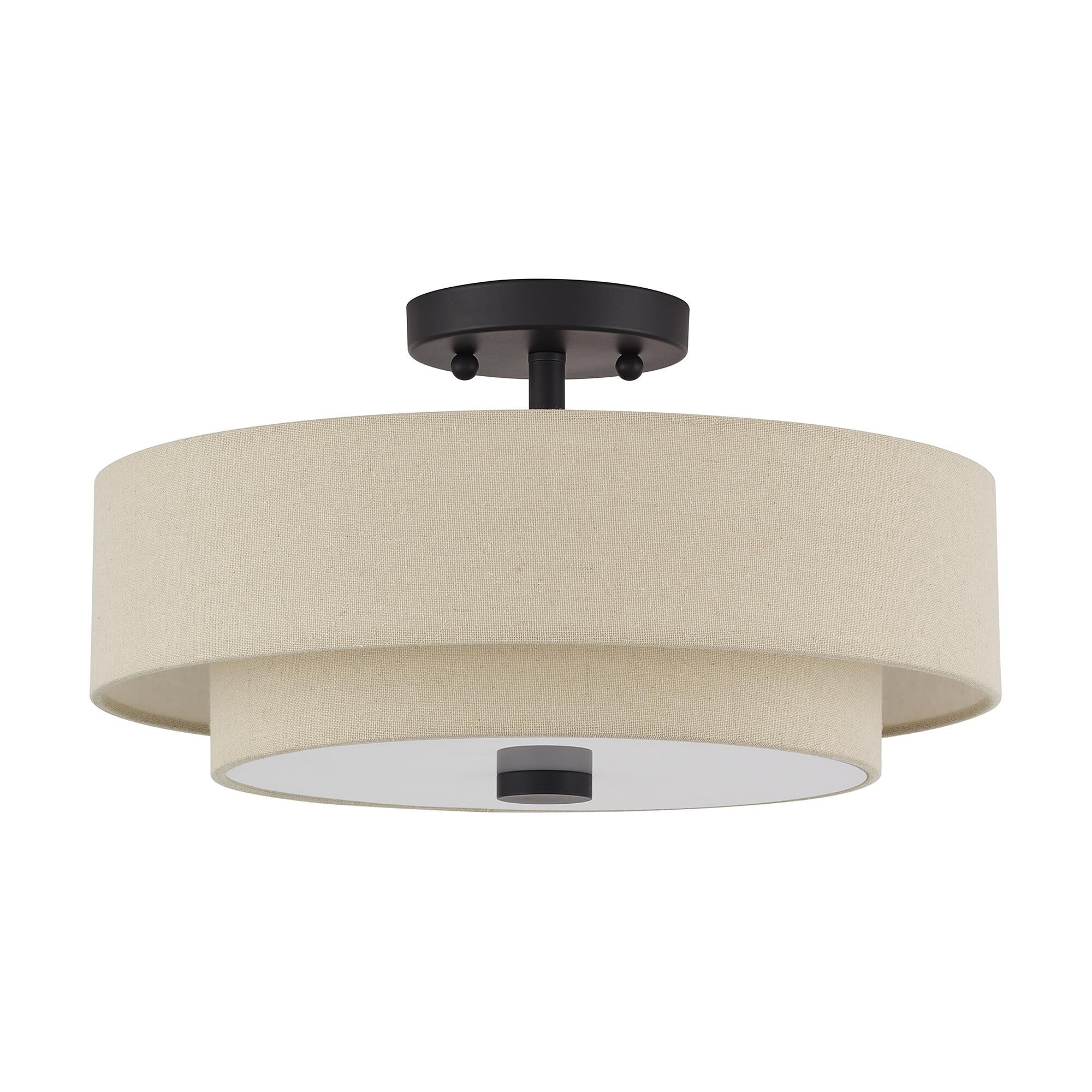 Bellingham 15 Inch Semi Flush Mount by Livex Lighting