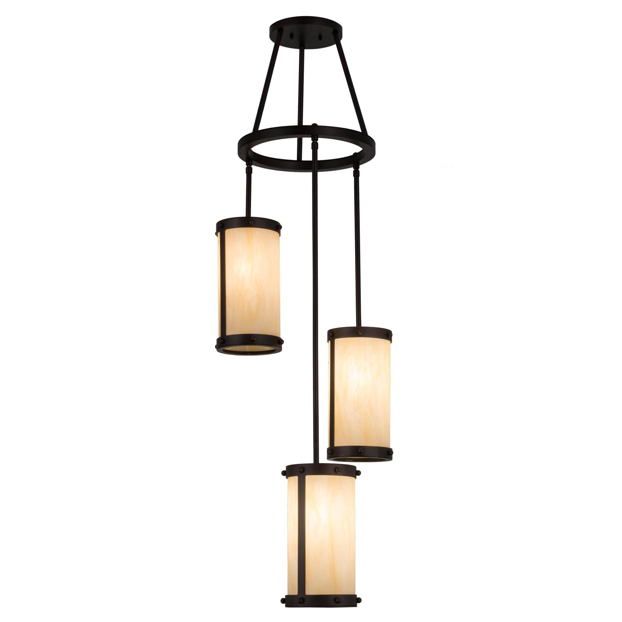 18 Inch 3 Light Mini Chandelier by Meyda Lighting
