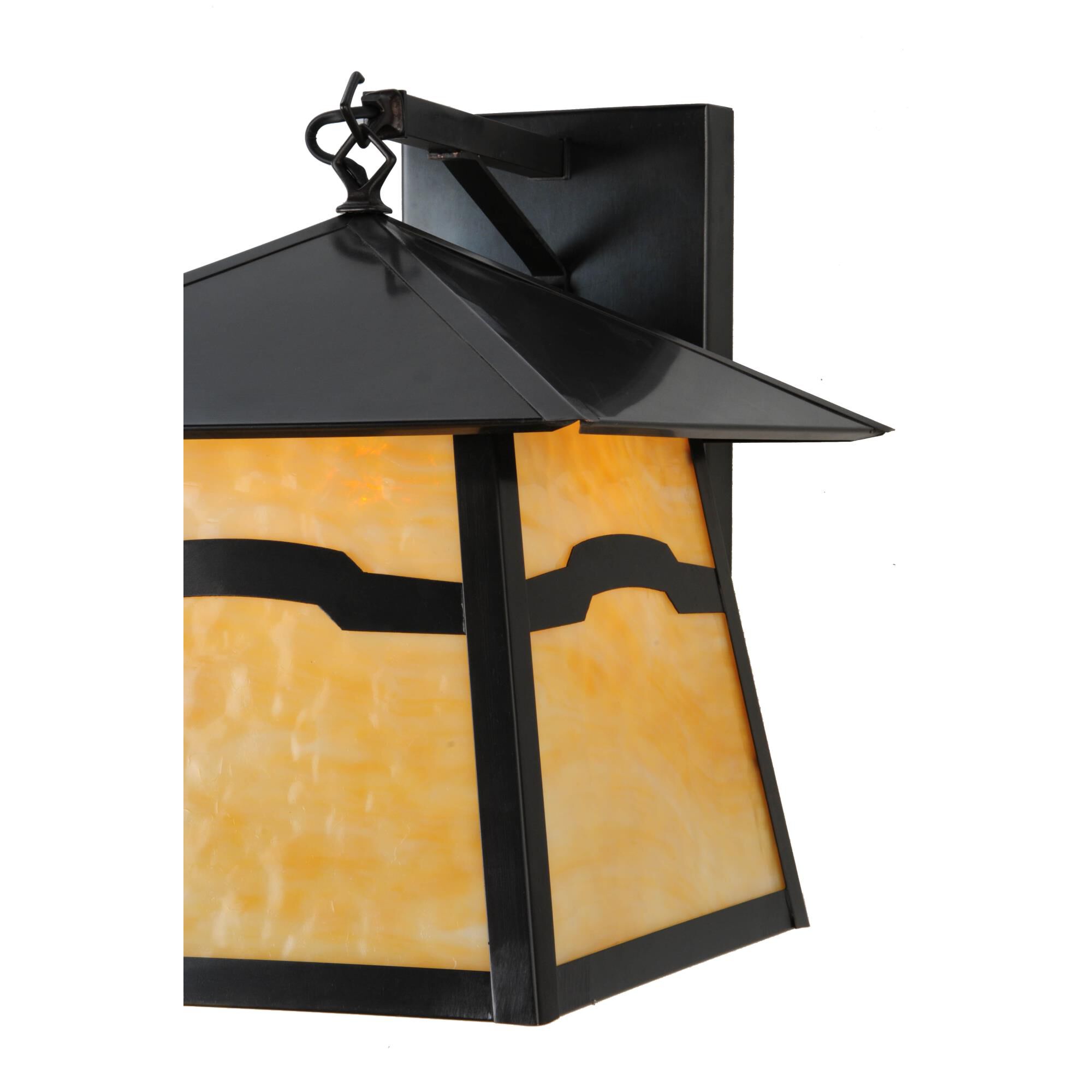 Meyda Lighting Stillwater 16 Inch Tall Outdoor Wall Light