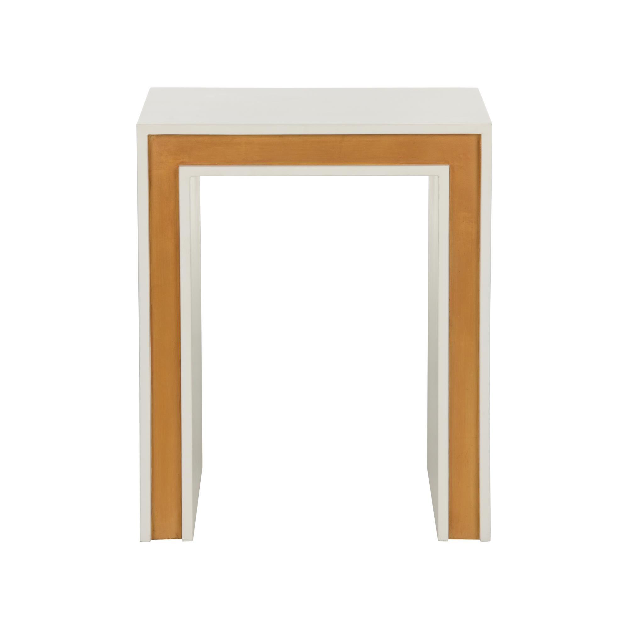 Shown in White and Cream finish