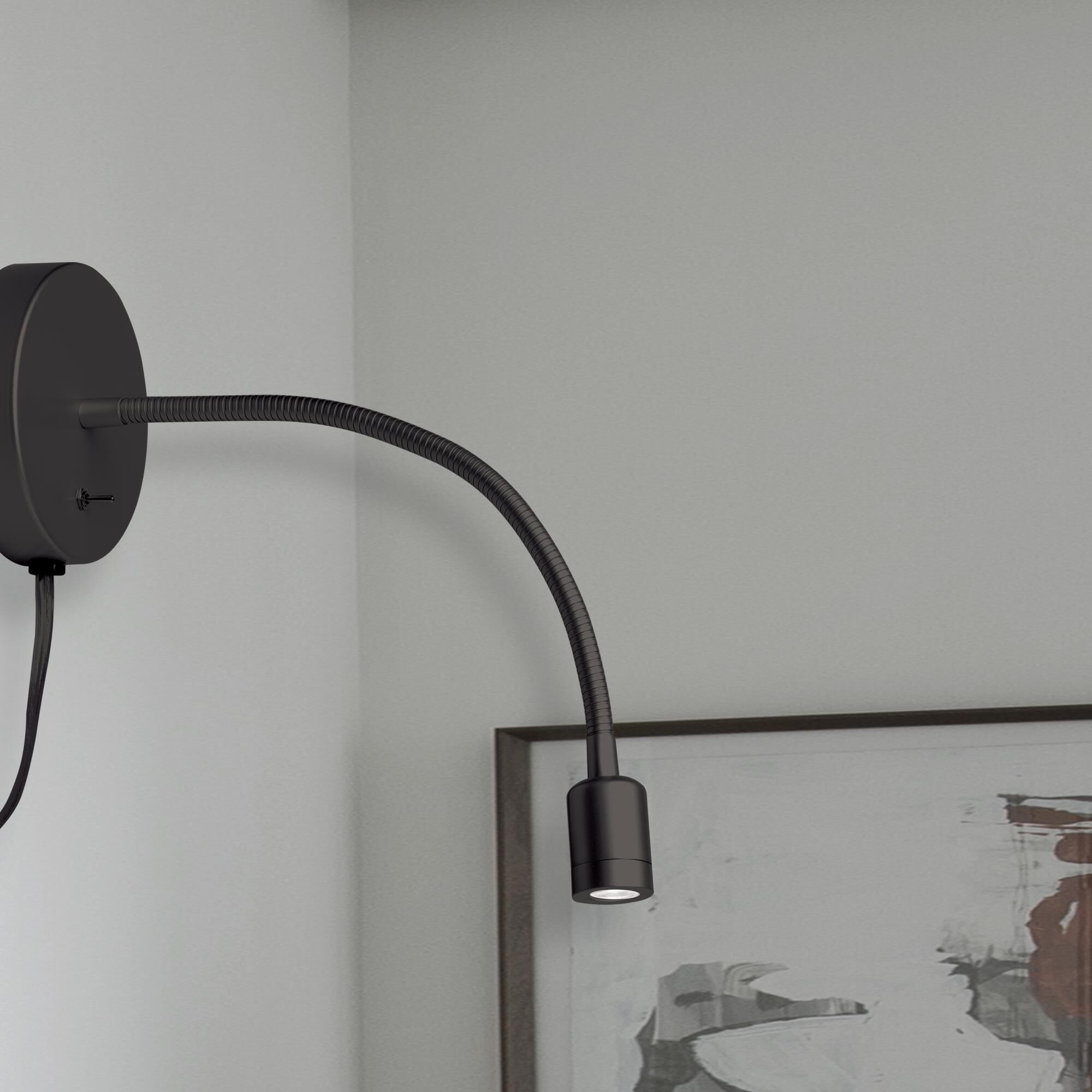 Shown in Black finish