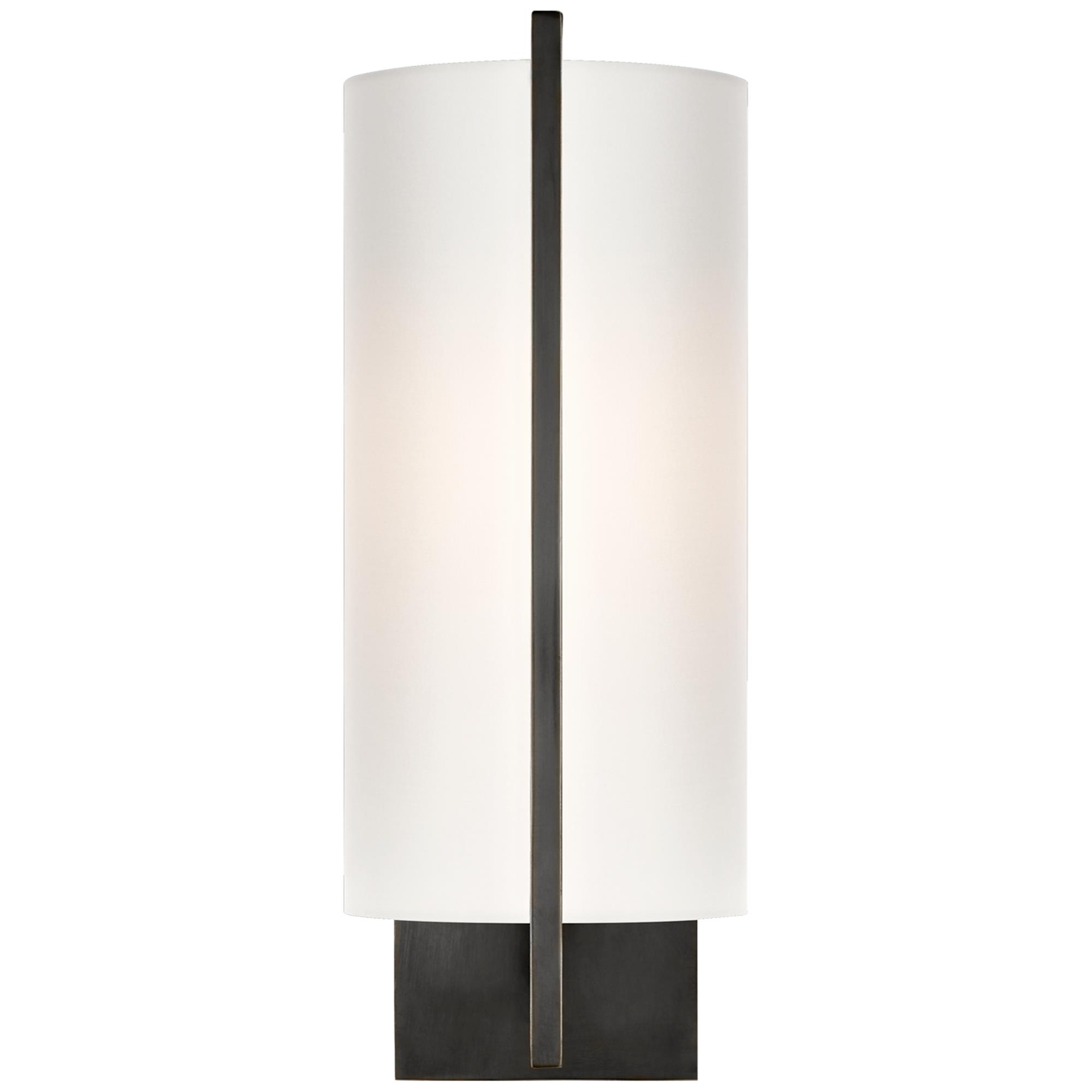 Shown in Bronze finish and Silk shade