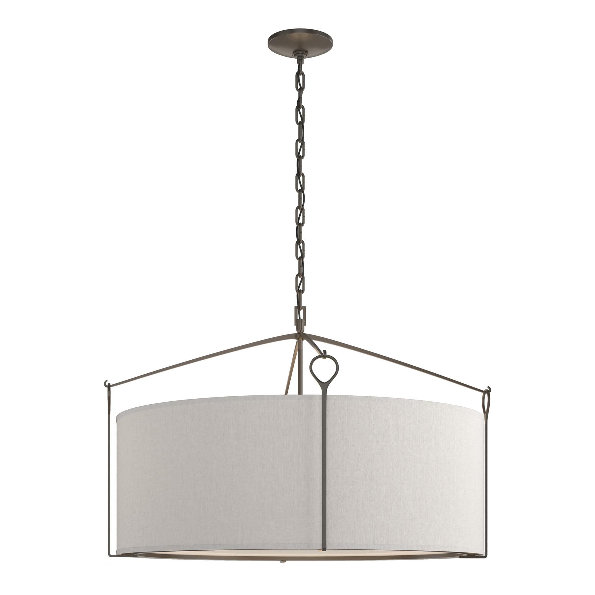 Shown in Dark Smoke finish and Flax shade