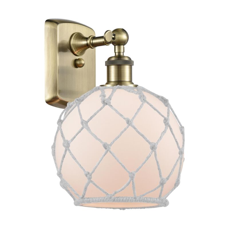 Bruno Marashlian Farmhouse Rope 13 Inch Wall Sconce by Innovations Lighting