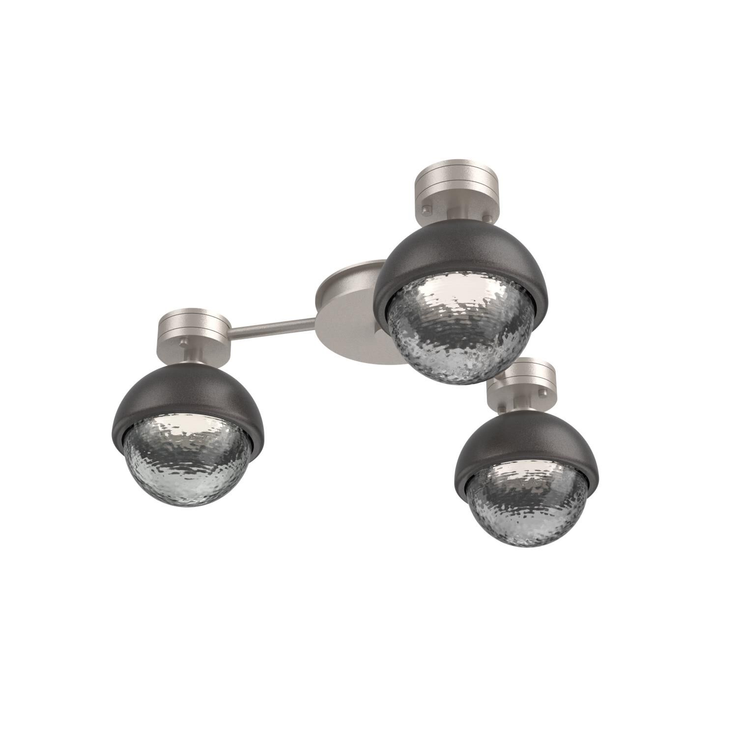 Shown in Beige Silver finish and Smoke glass and Graphite accent