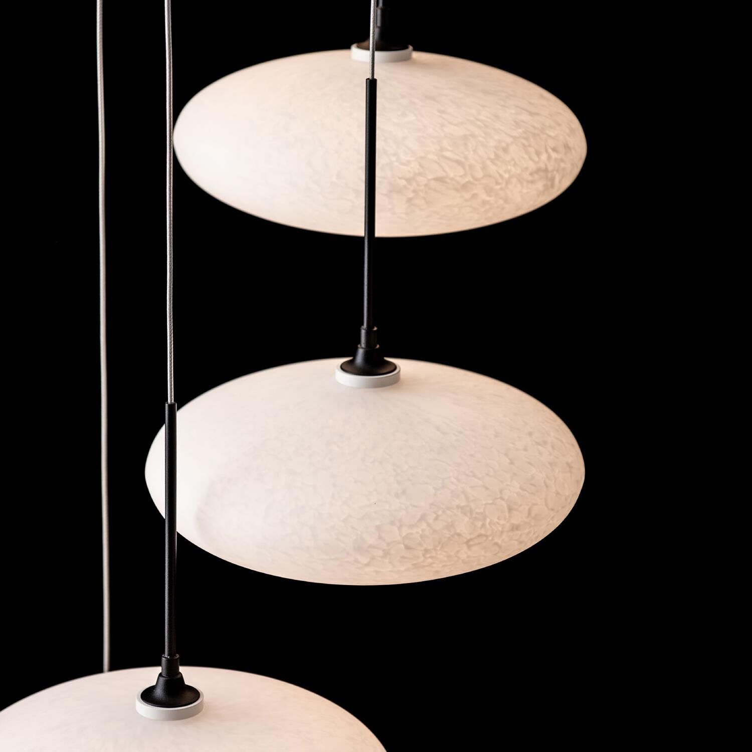Clouds 23 Inch Multi Light Pendant by Hubbardton Forge