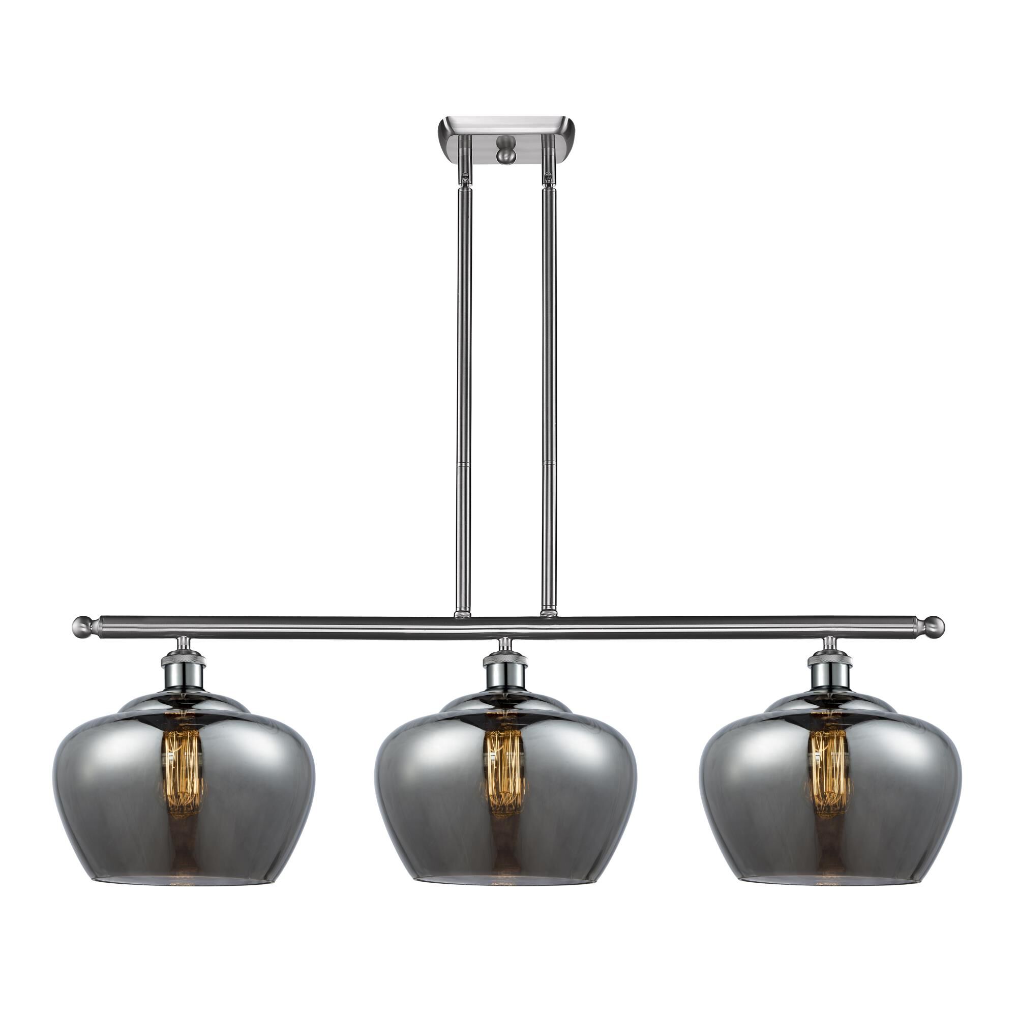 Bruno Marashlian Large Fenton 37 Inch 3 Light Linear Suspension Light by Innovations Lighting