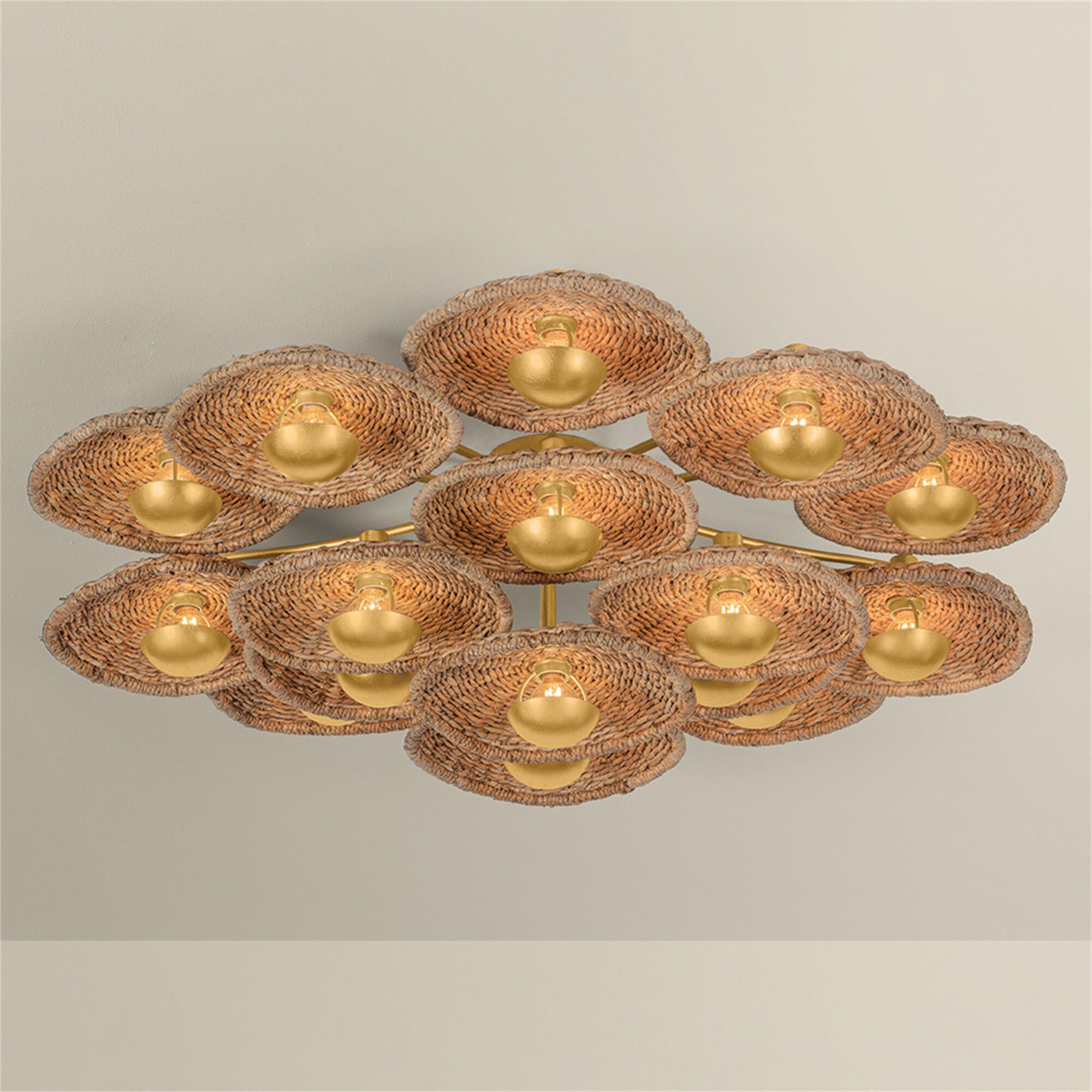 Colline 40 Inch Semi Flush Mount,