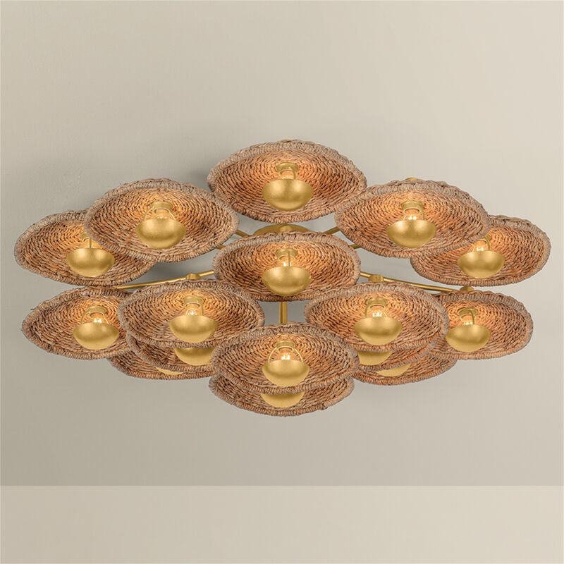Colline 40 Inch Semi Flush Mount by Corbett Lighting