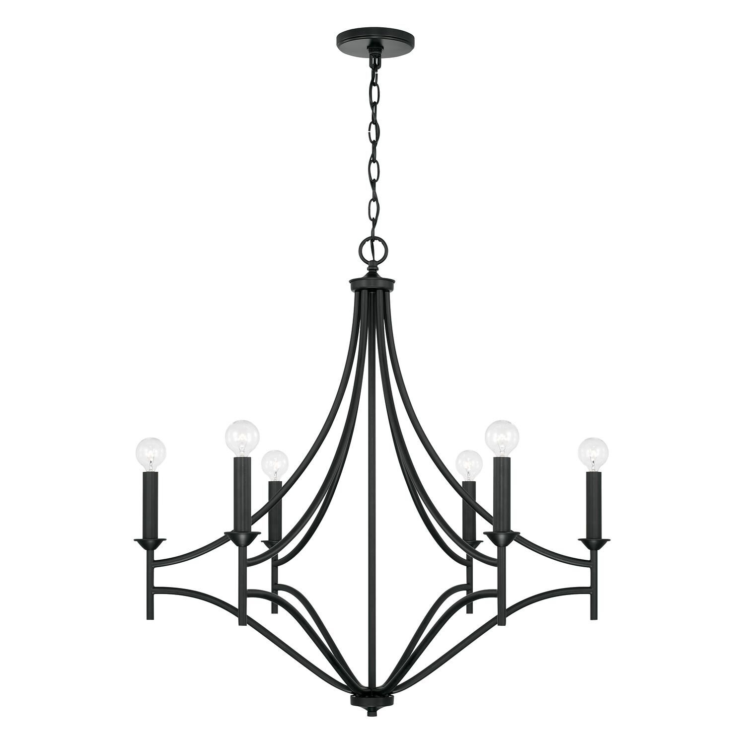 Peyton 30 Inch 6 Light Chandelier by Capital Lighting Fixture Company