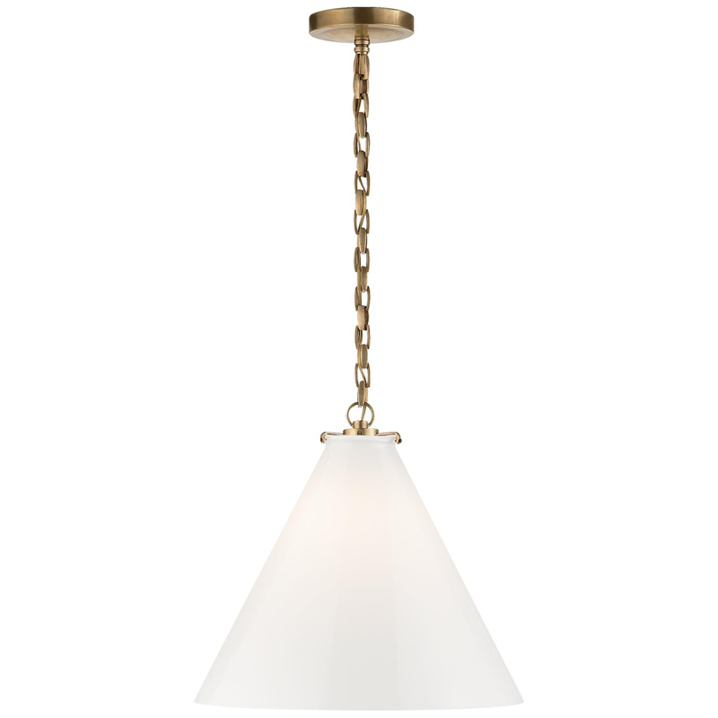 Visual Comfort Signature Collection Thomas O'Brien Katie 15 Inch Large Pendant