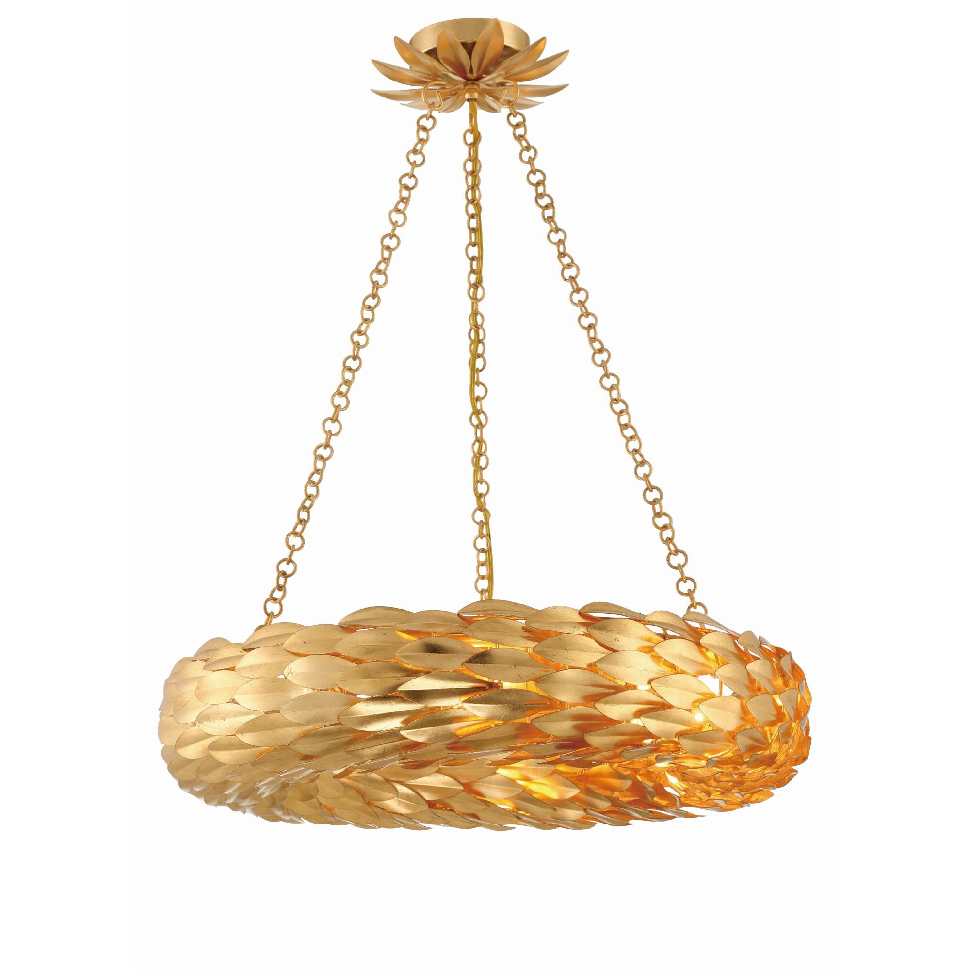 Shown in Antique Gold finish