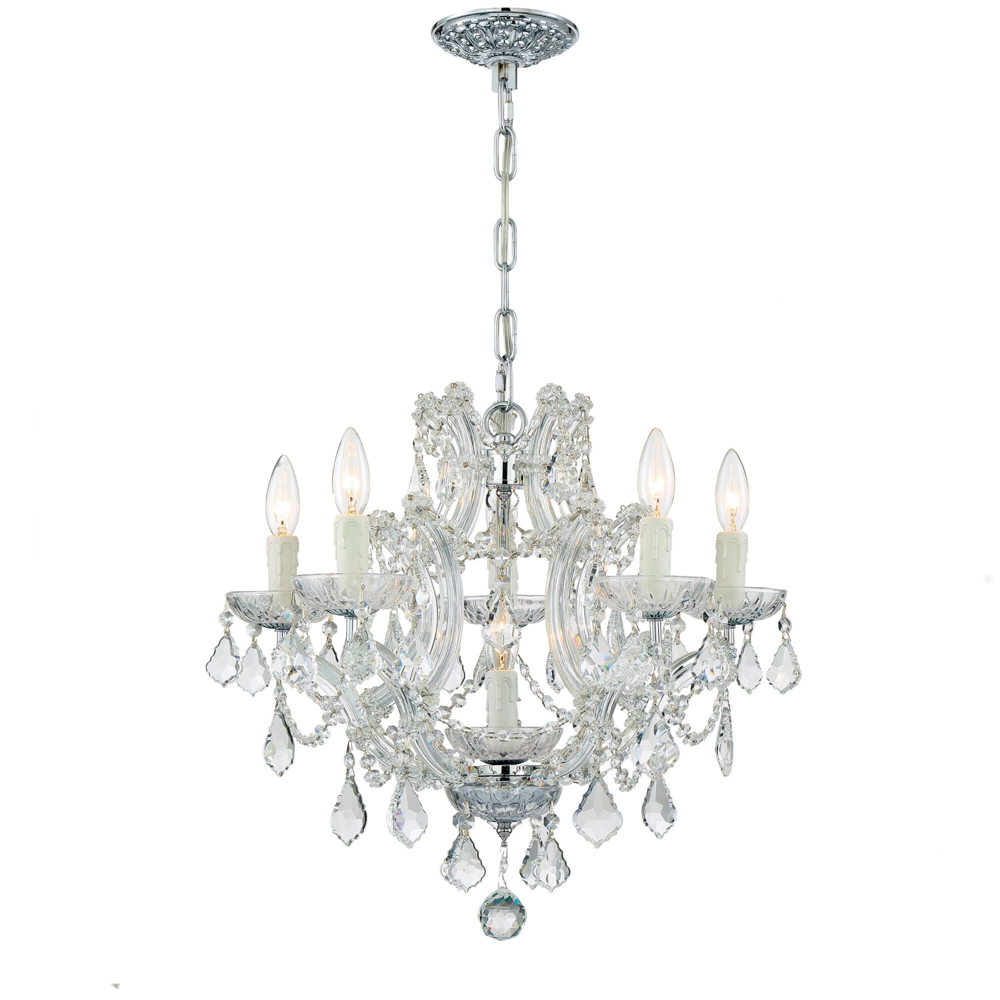 Maria Theresa 20 Inch 6 Light Mini Chandelier by Crystorama