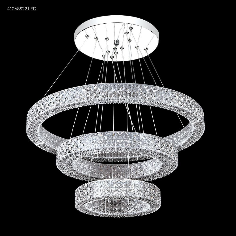 Acrylic Collection 24 Inch 1 Light LED Chandelier by James R. Moder