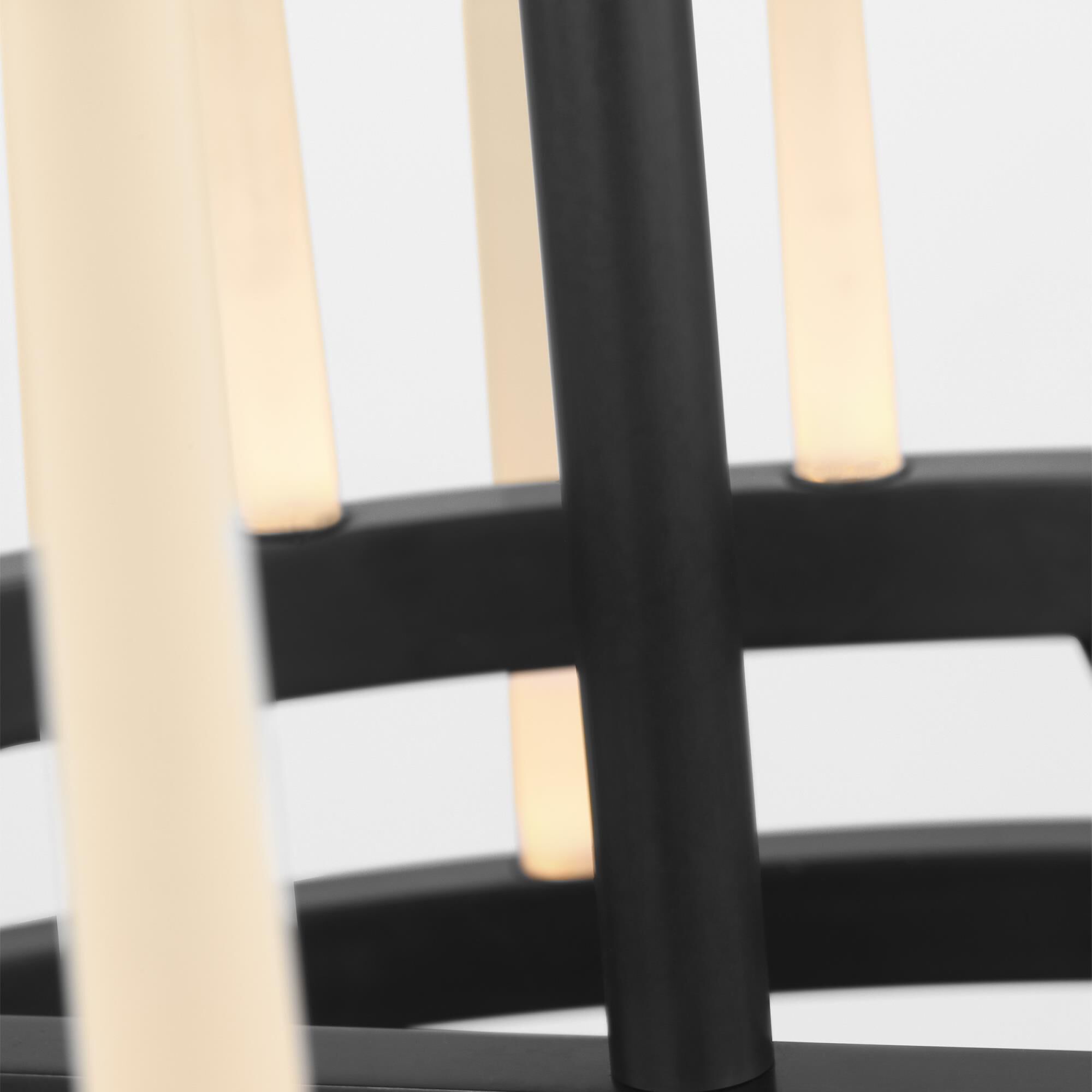 Shown in Bronze finish and Etched glass