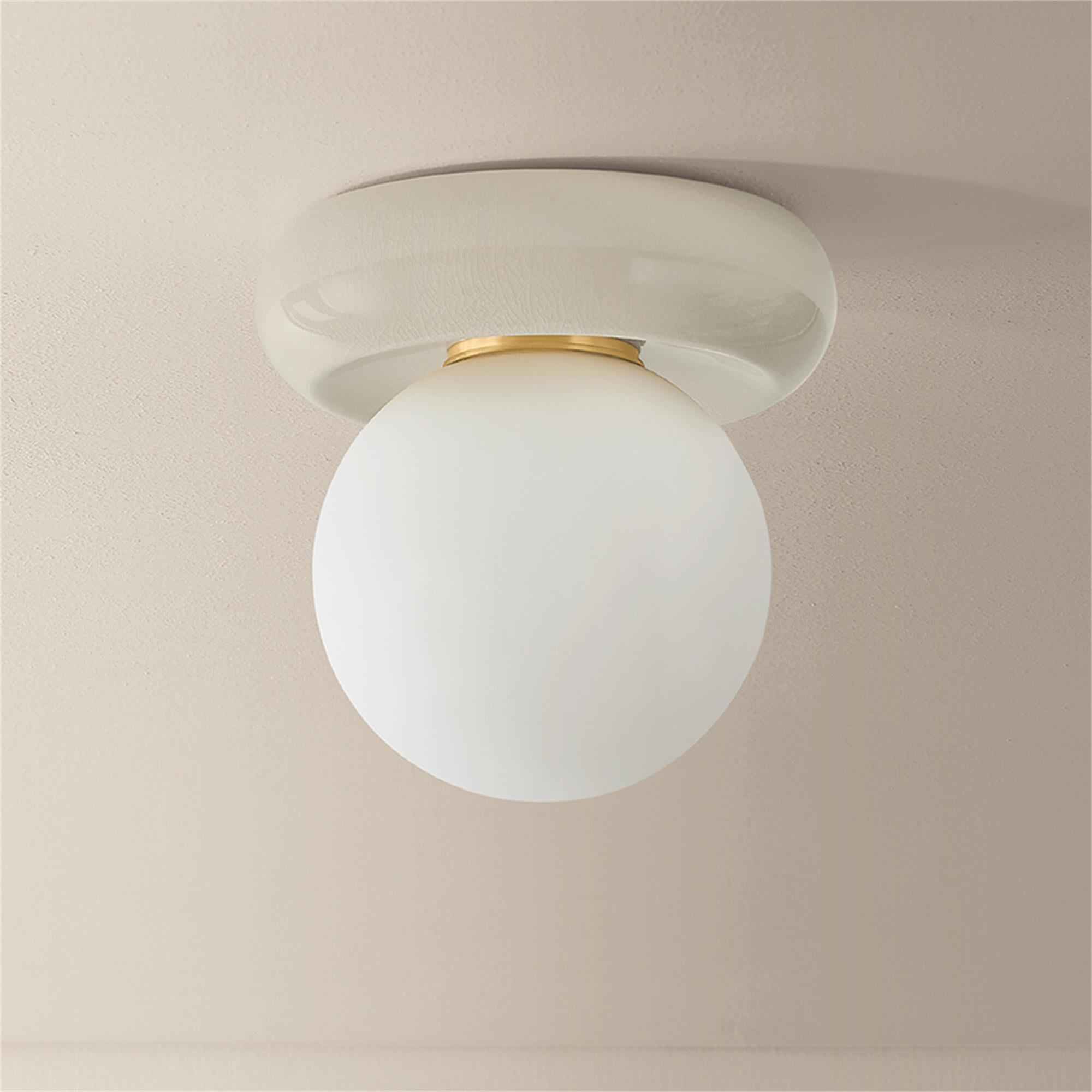 Tyra 9 Inch Flush Mount,