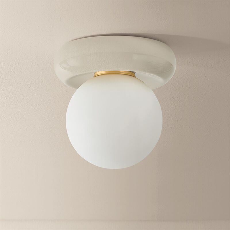 Tyra 9 Inch Flush Mount by Mitzi