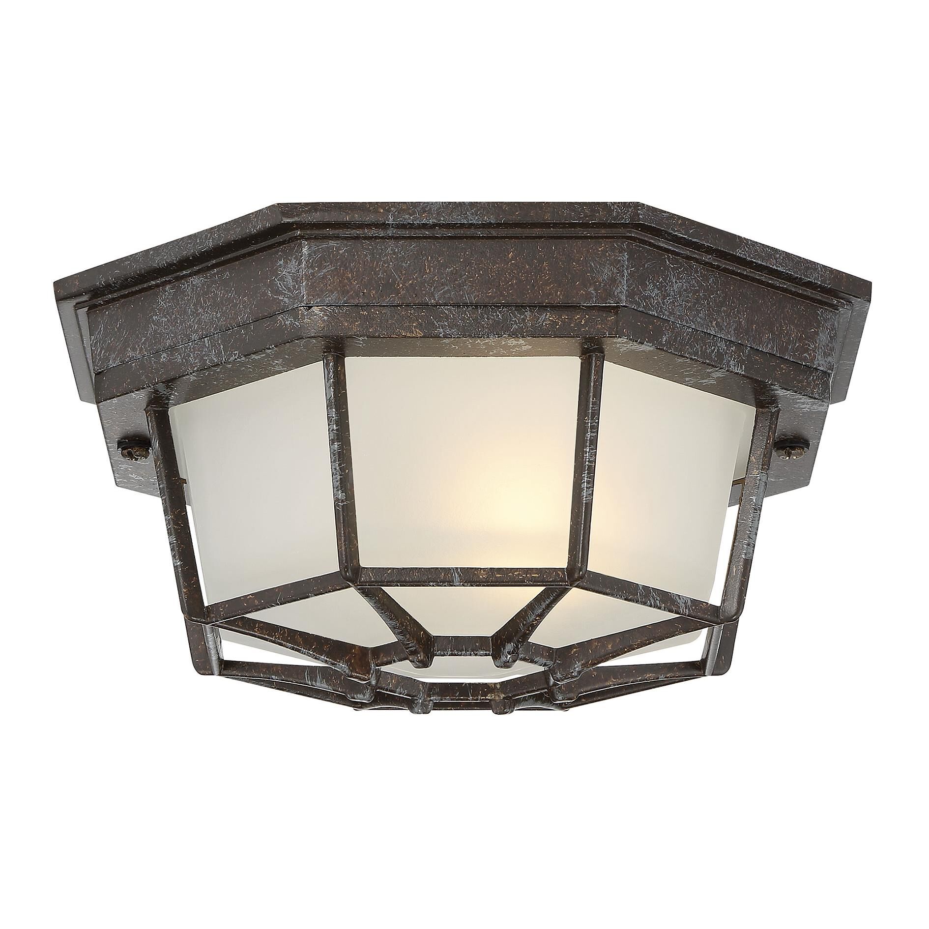 Savoy House Exterior Collections 9 Inch Outdoor Flush Mount