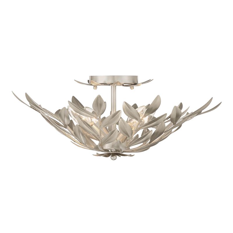 Broche 21 Inch 4 Light Semi Flush Mount by Crystorama