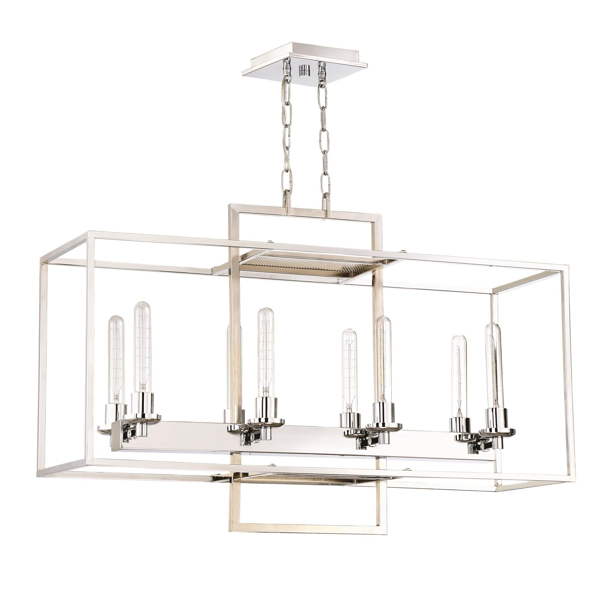 Cubic 12 Inch 8 Light Linear Suspension Light by Craftmade