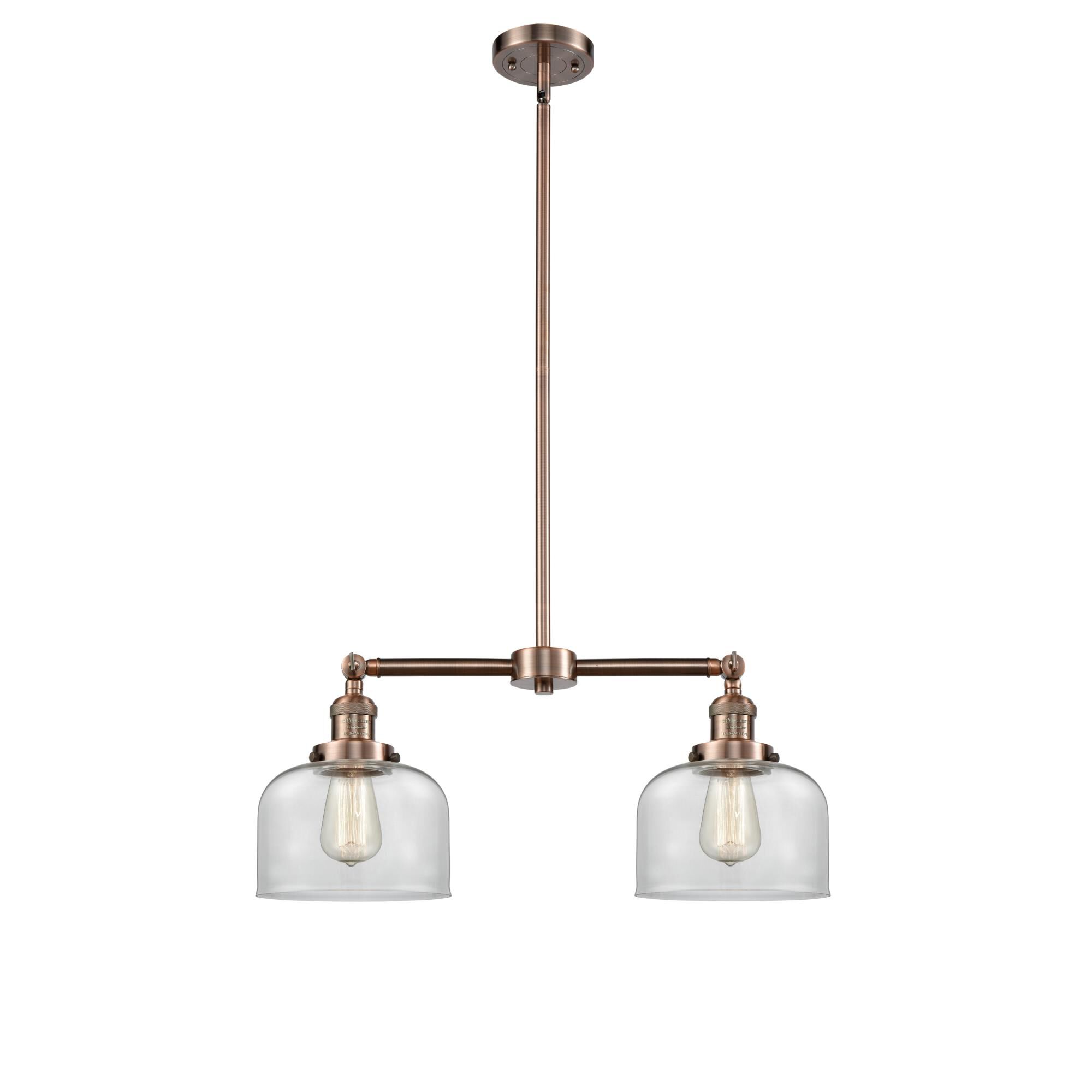 Bruno Marashlian Large Bell 21 Inch 2 Light Mini Chandelier by Innovations Lighting