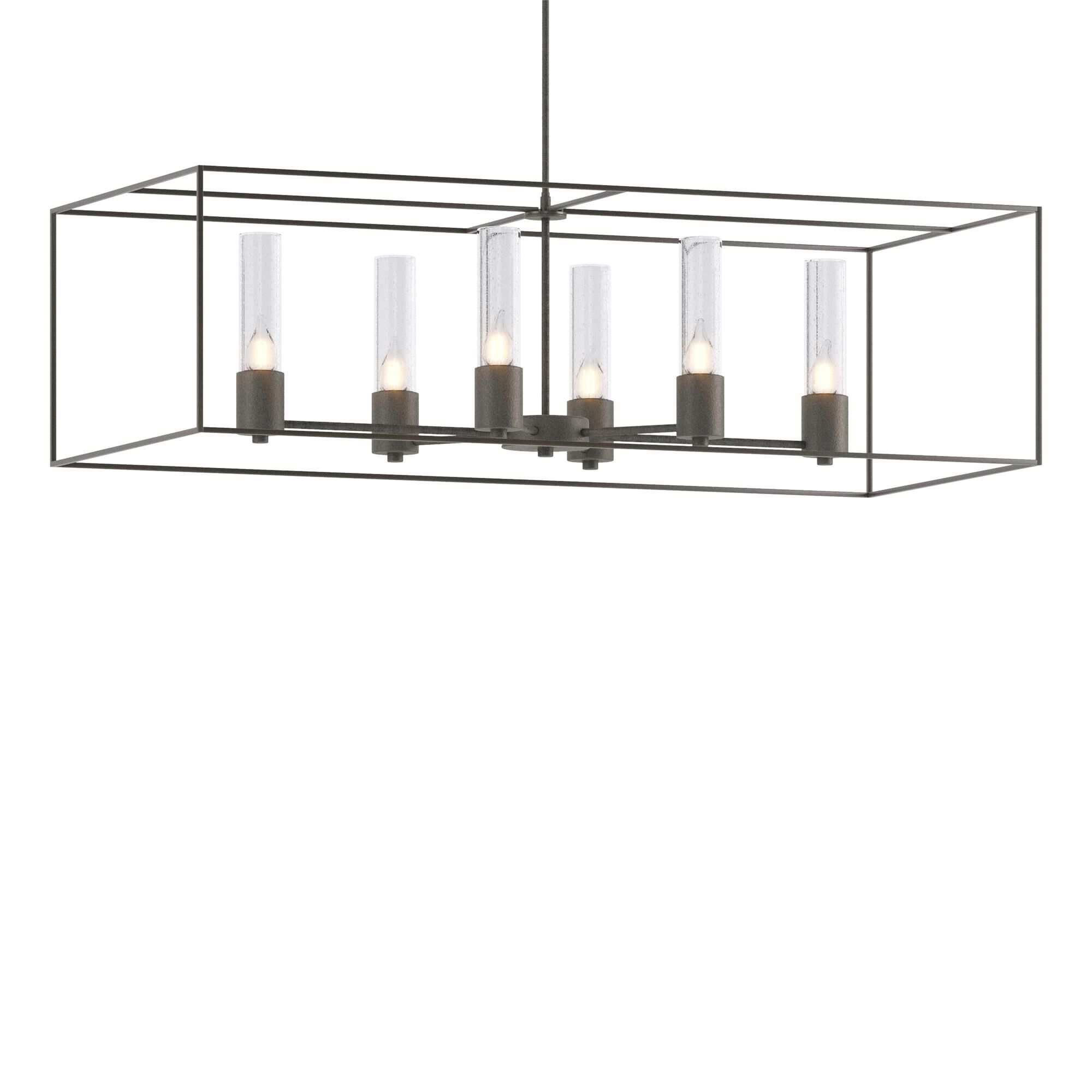 Shown in Natural Iron finish and Clear glass and Dark Smoke accent