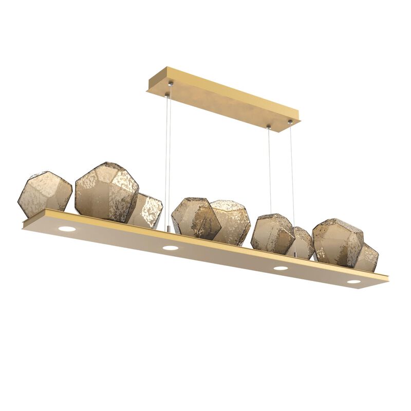 Gem 59 Inch 13 Light LED Linear Suspension Light by Hammerton Studio