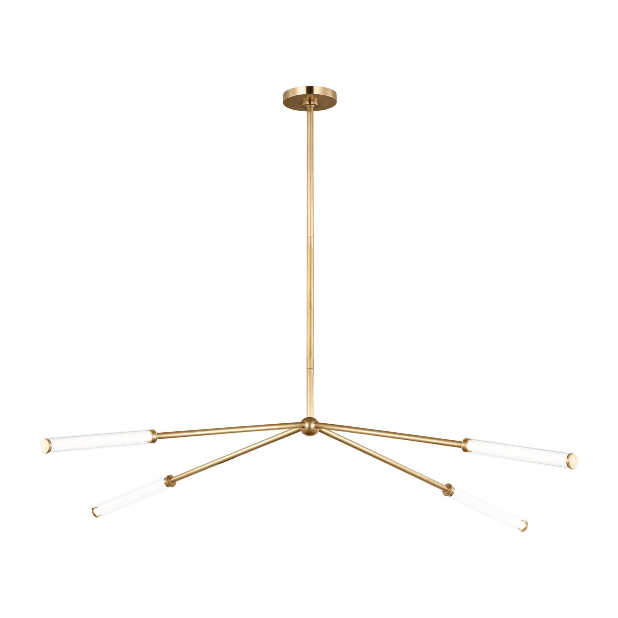 Shown in Hand-Rubbed Antique Brass finish and Clear glass