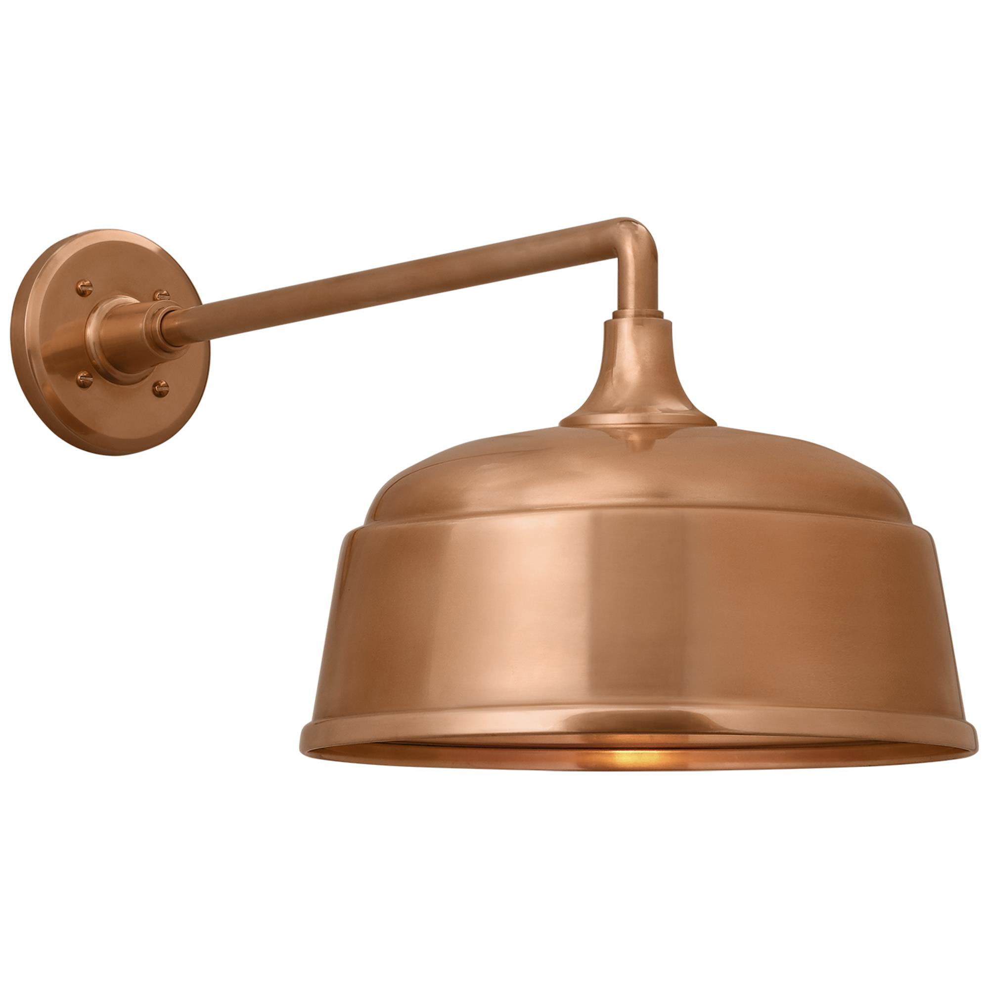 Shown in Soft Copper finish and Copper shade