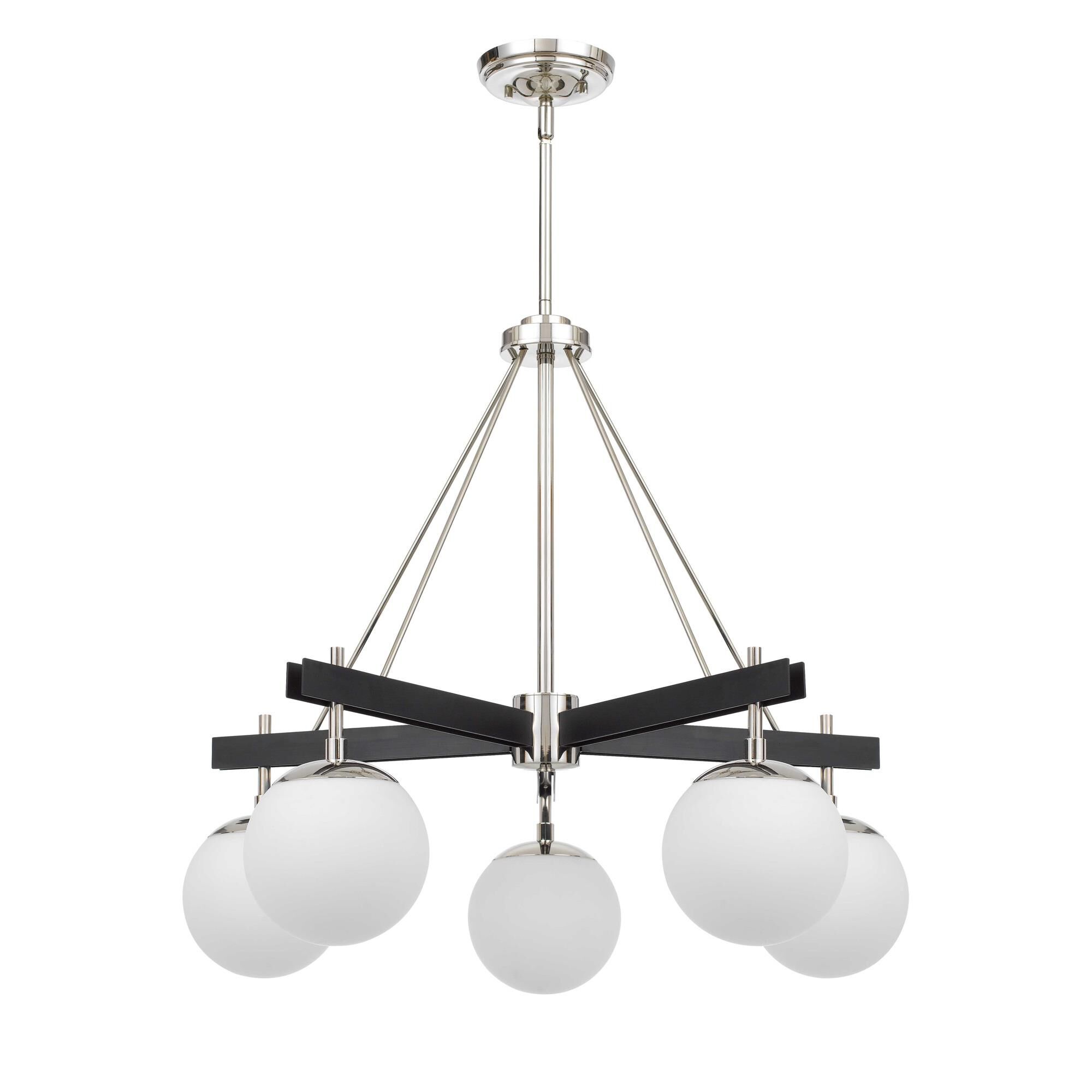 Allie 28 Inch 5 Light Chandelier by Varaluz