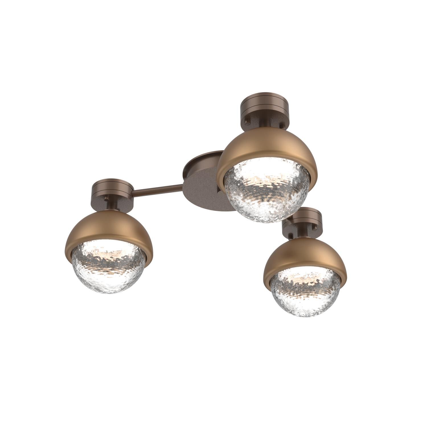 Levi Wilson Cabochon 23 Inch Flush Mount by Hammerton Studio