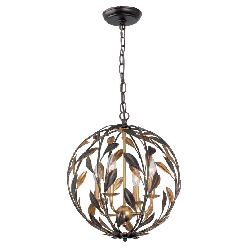 Broche 16 Inch Mini Chandelier by Crystorama