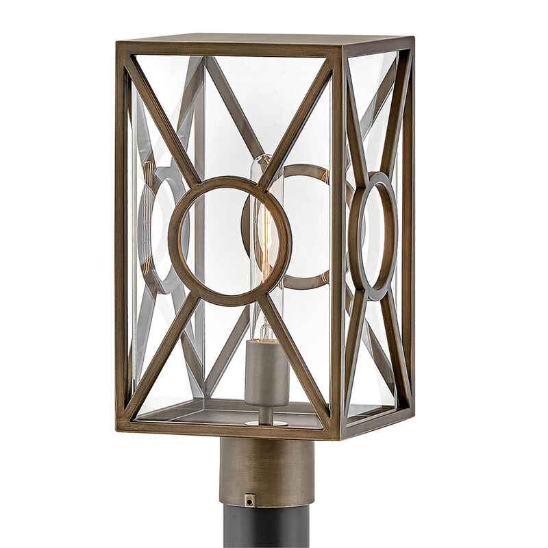 Hinkley Lighting Brixton 15 Inch Tall Outdoor Post Lamp