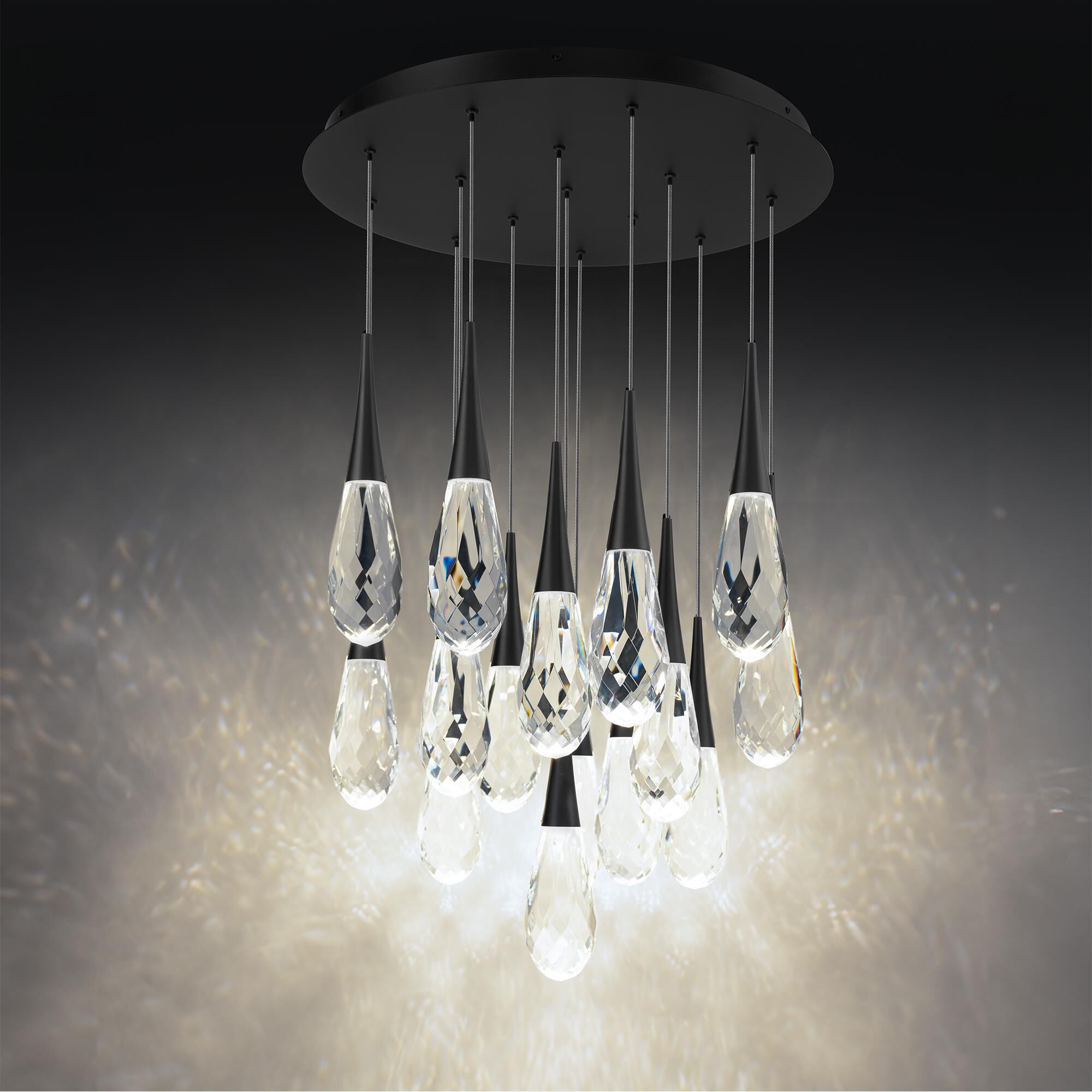 Hibiscus Multi Light Pendant by Schonbek Beyond